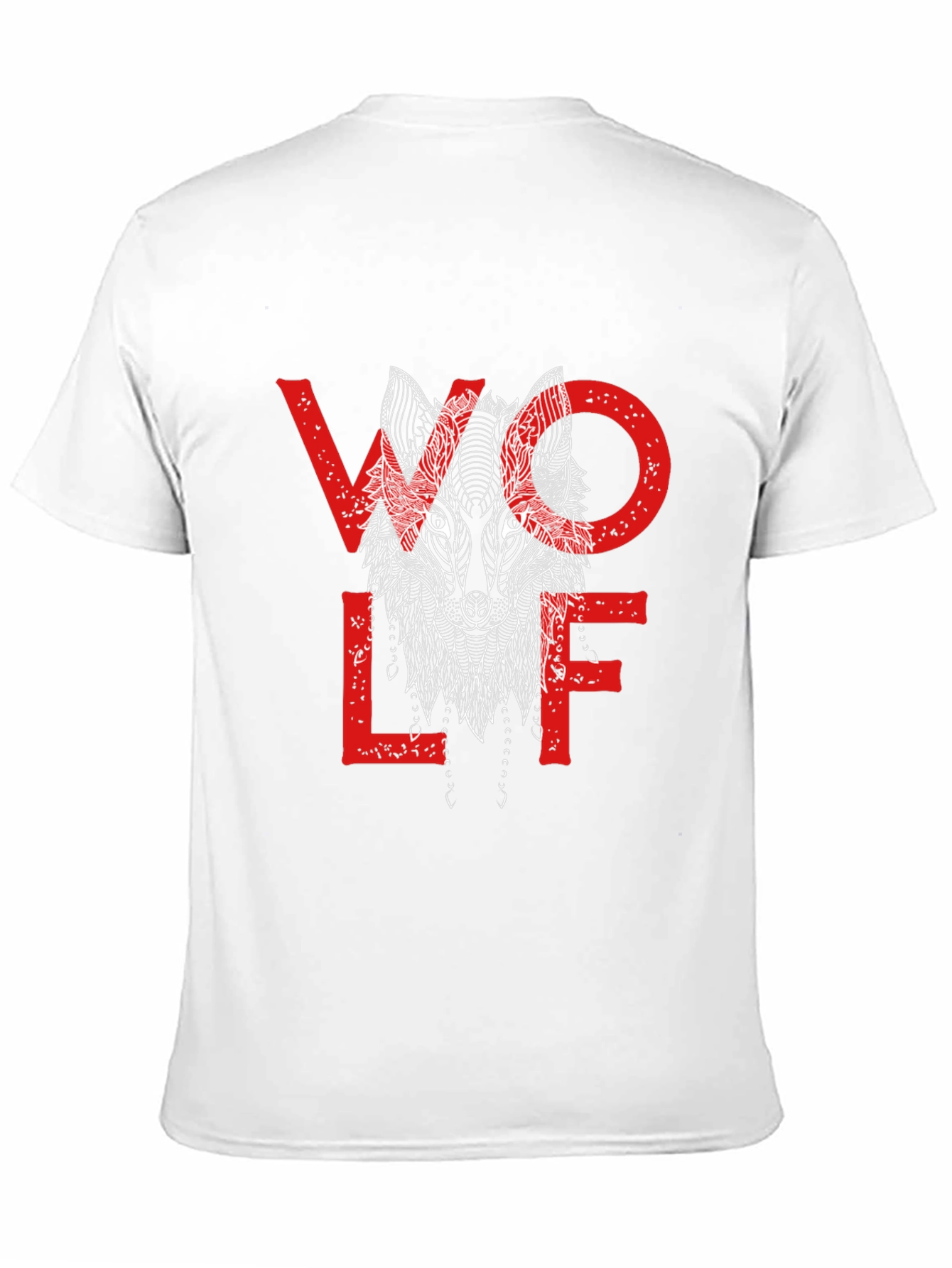 Black Wolf Graphic Print Black Tee view 11