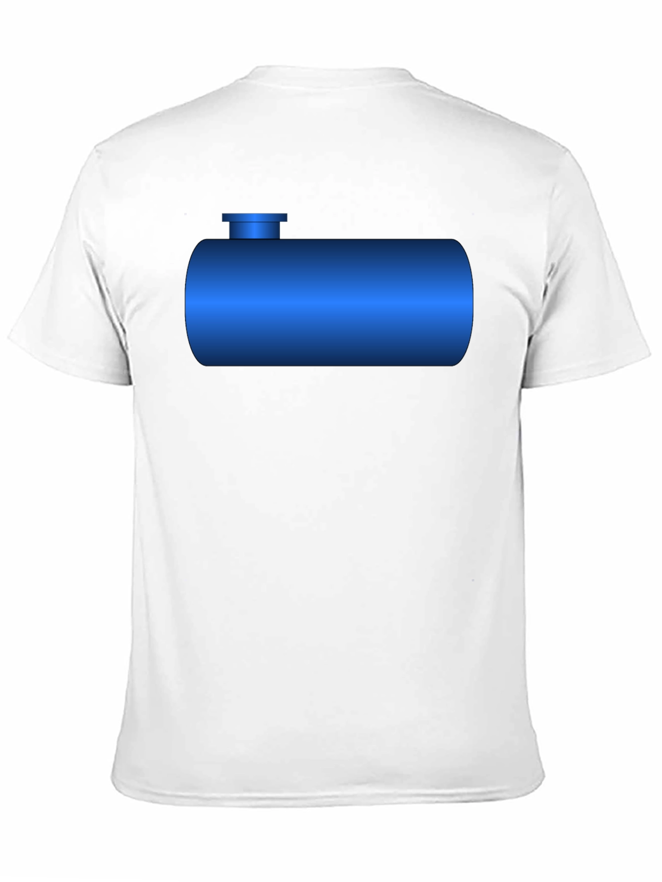 Black Blue Tank T-Shirt - Novelty Graphic Tee view 11