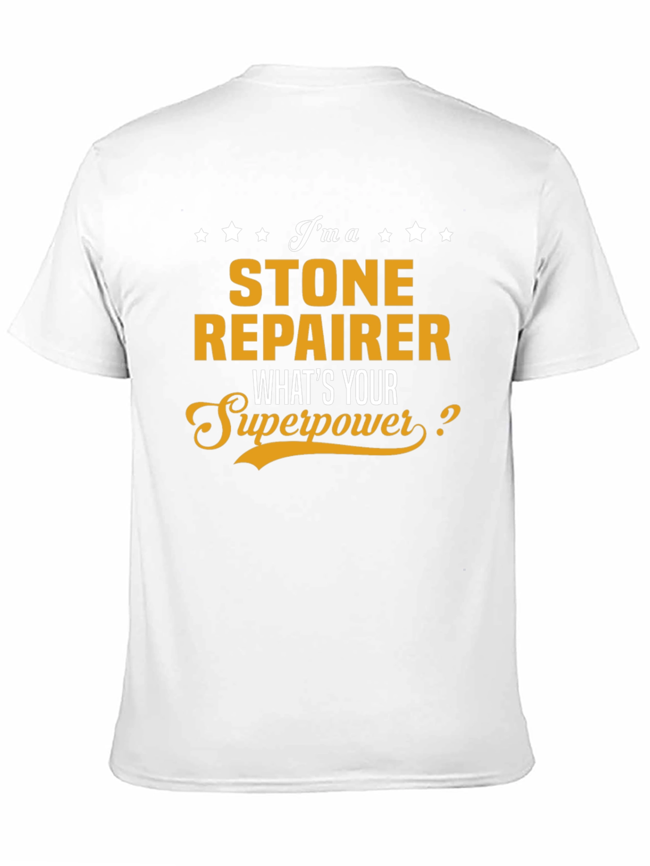 Black Stone Repairer Superpower Graphic T-Shirt view 11
