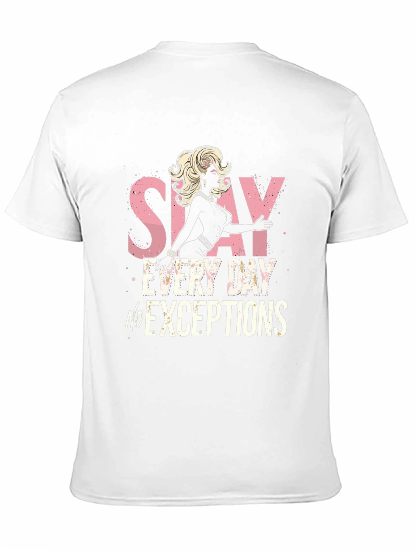 Black Slay Every Day Black Graphic T-Shirt view 11