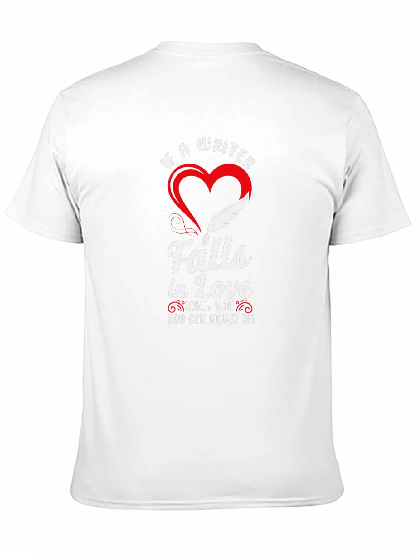 Black Writer Falls In Love T-Shirt view 11