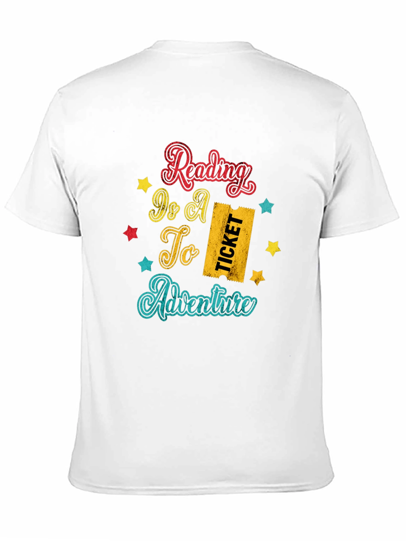 Black Reading Is a Ticket to Adventure Graphic Tee view 11