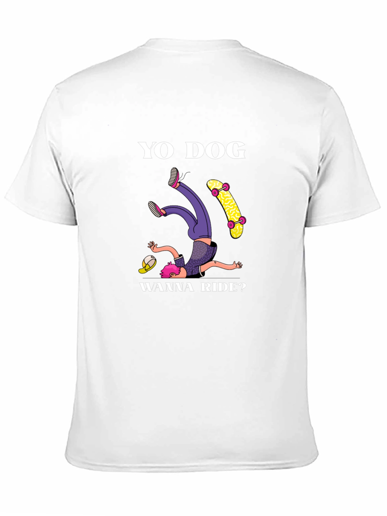 Black Yo Dog Wanna Ride? Graphic Tee view 11