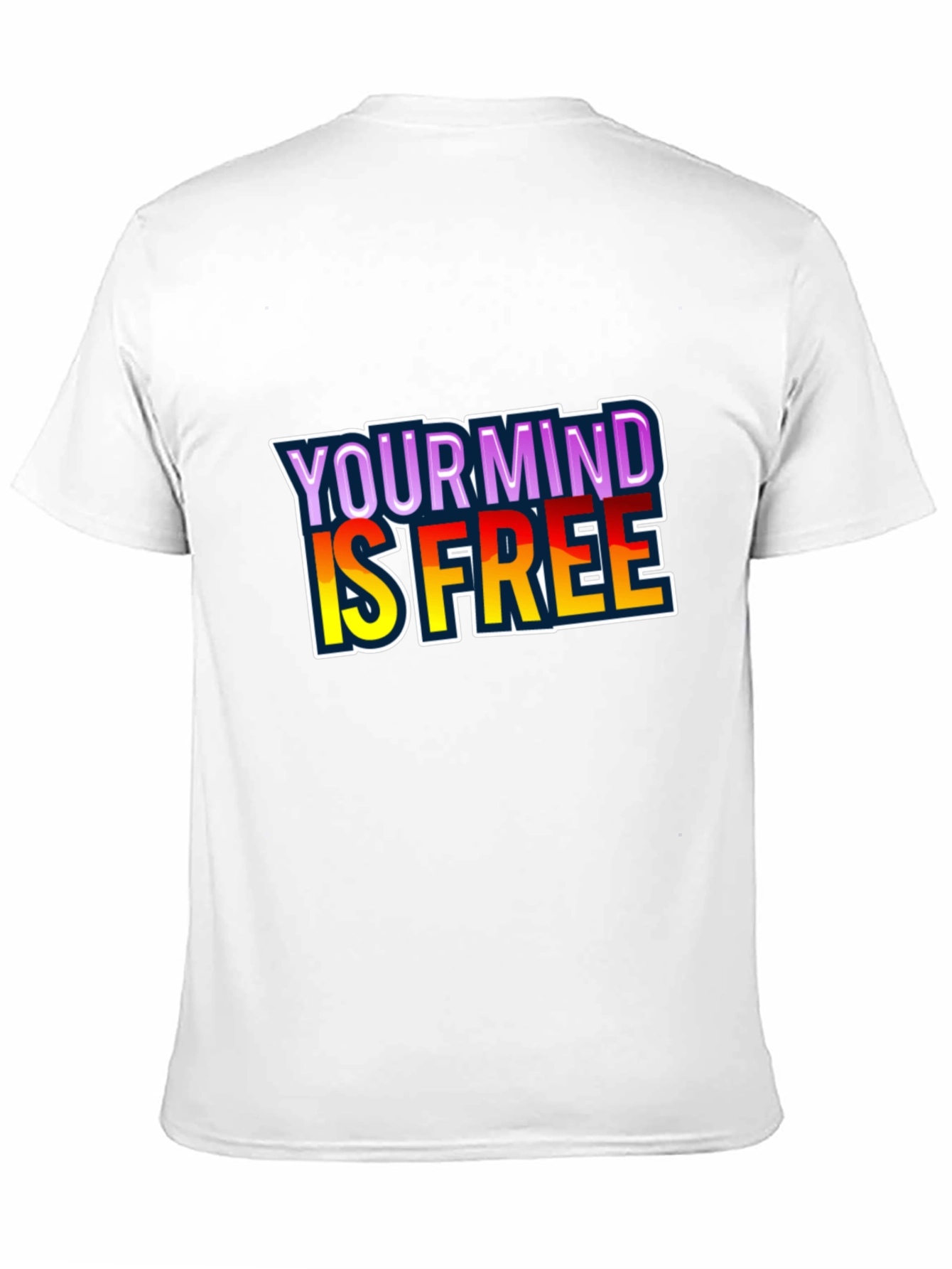 Black Your Mind Is Free Black T-Shirt view 11