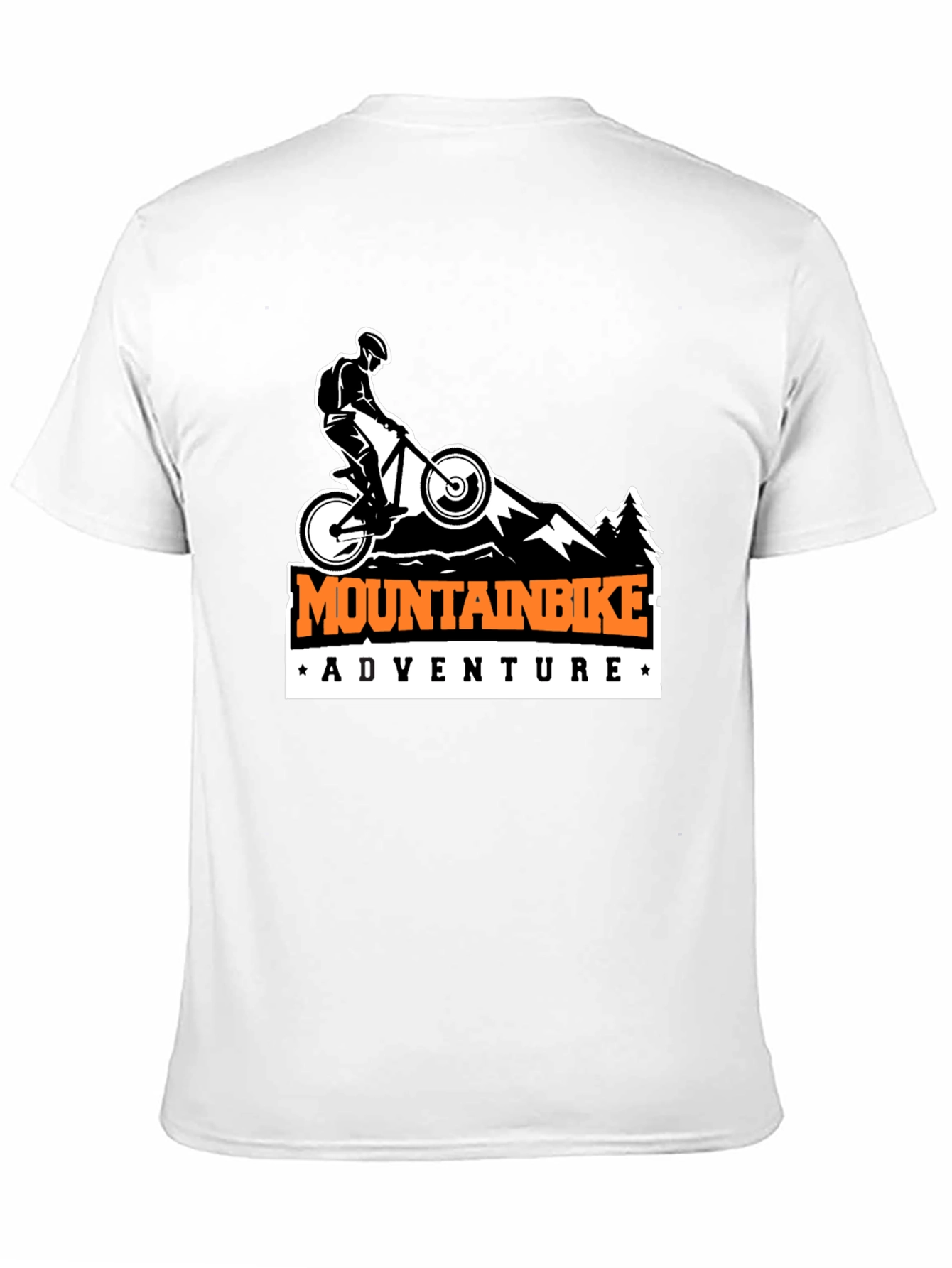Black Mountain Bike Adventure T-Shirt - Black view 11
