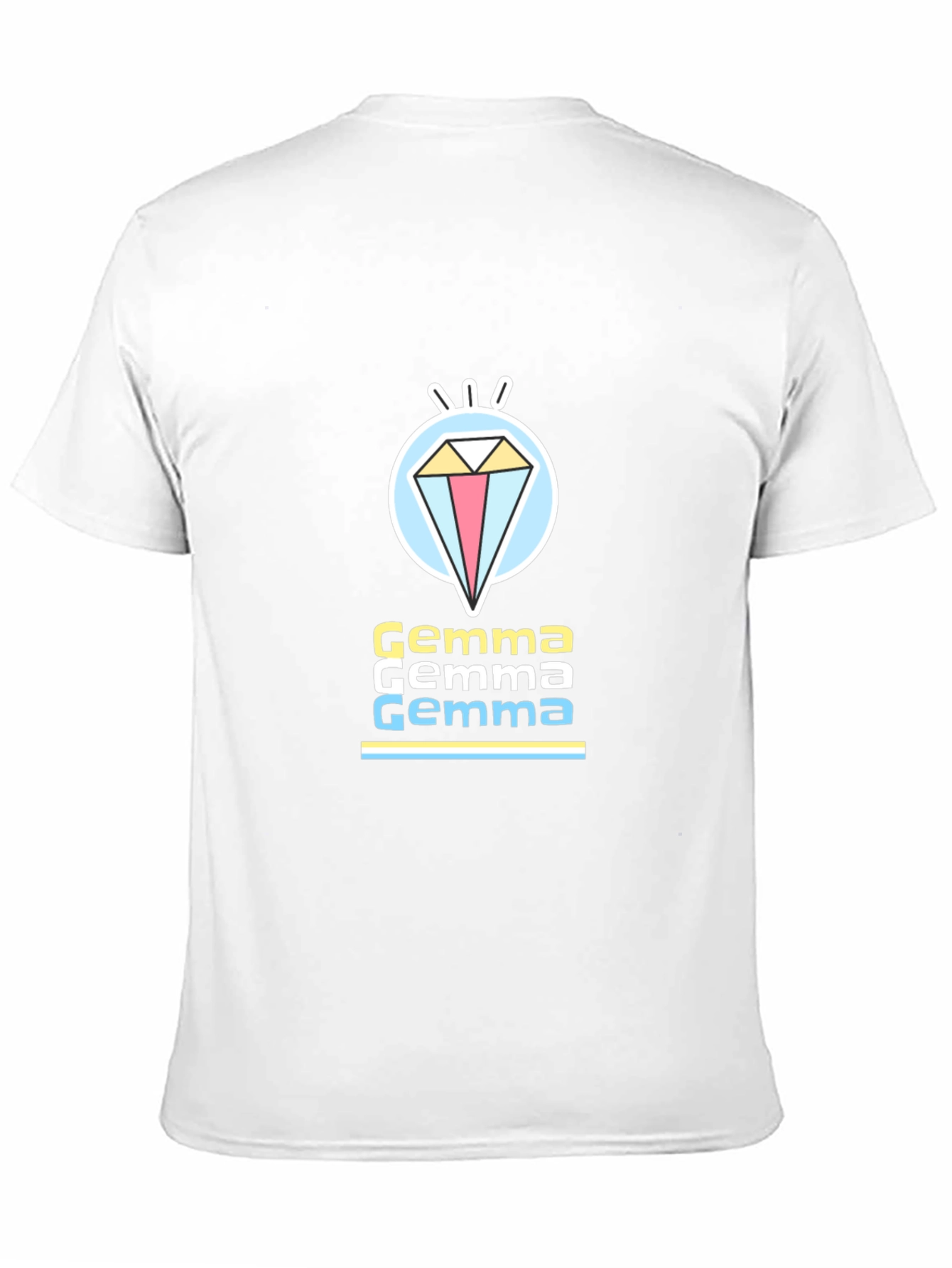 Black Gemma Diamond Graphic T-Shirt - Black view 11