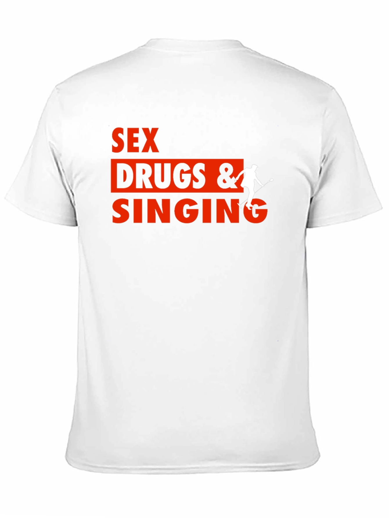 Black Sex Drugs & Singing Graphic Tee view 11