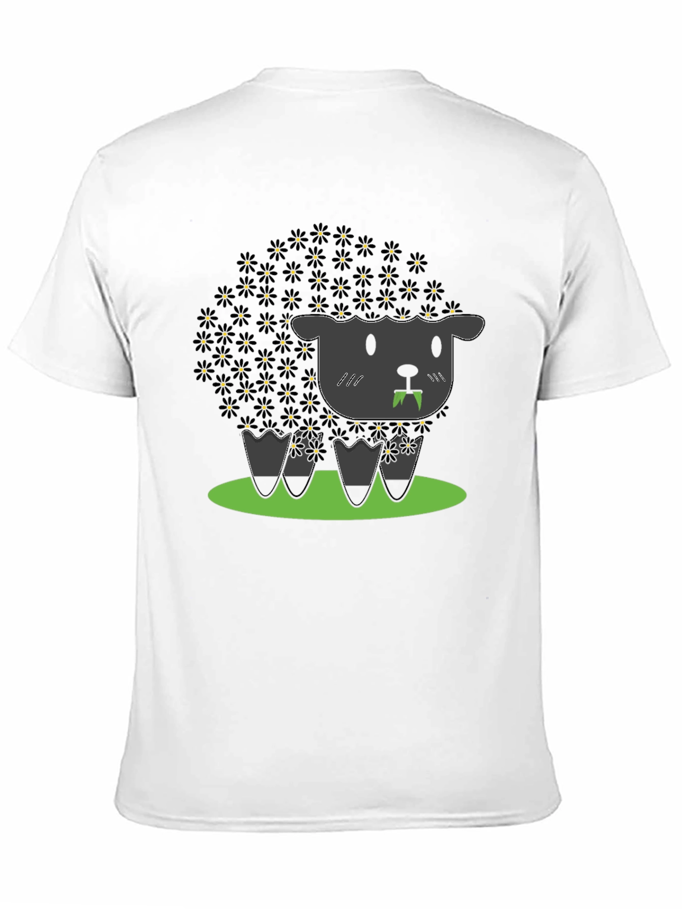 Black Black Sheep Graphic T-Shirt Cute Funny Unisex view 11