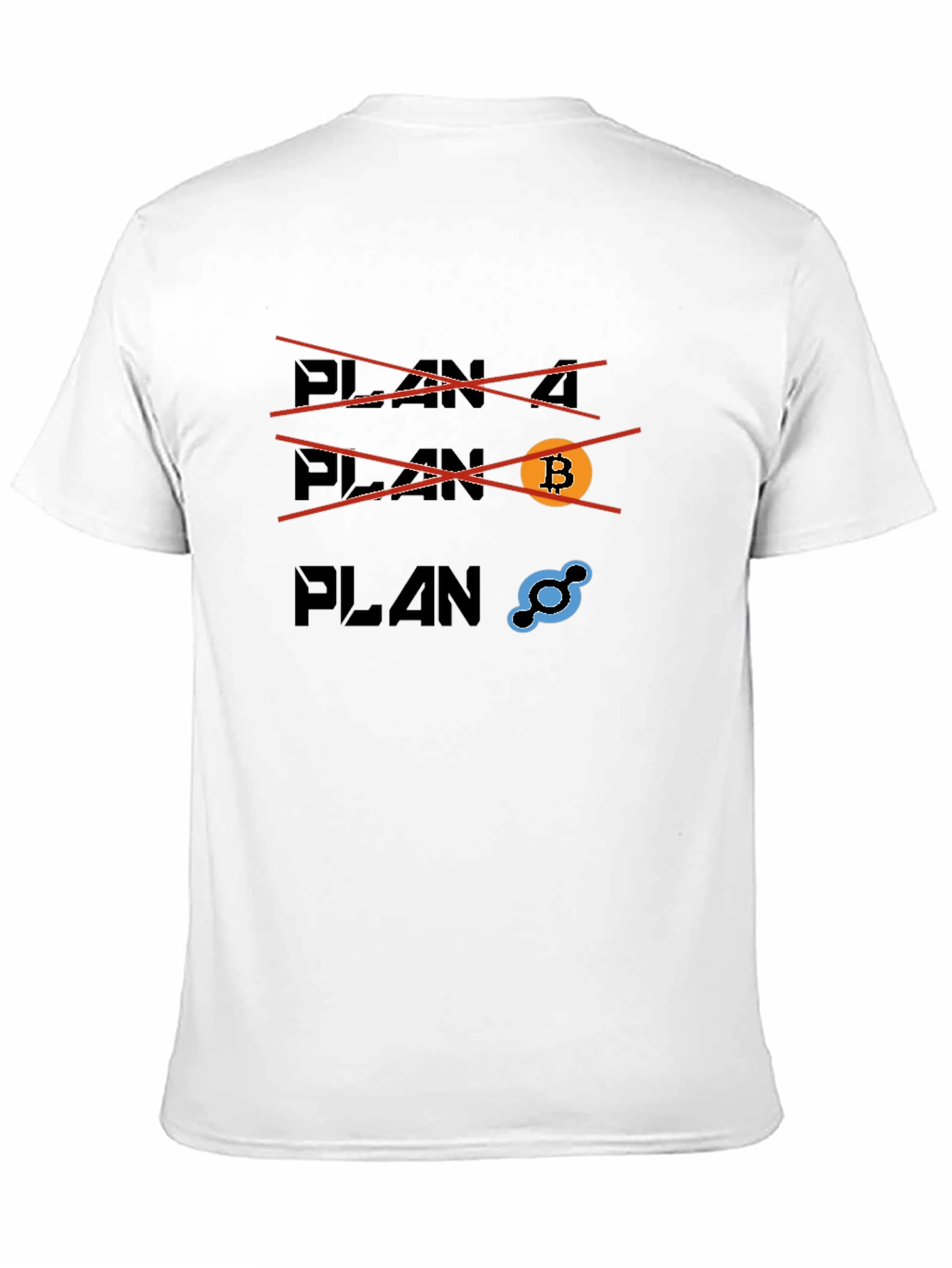 Black Crypto Plan T-Shirt - Bitcoin & Helium view 11