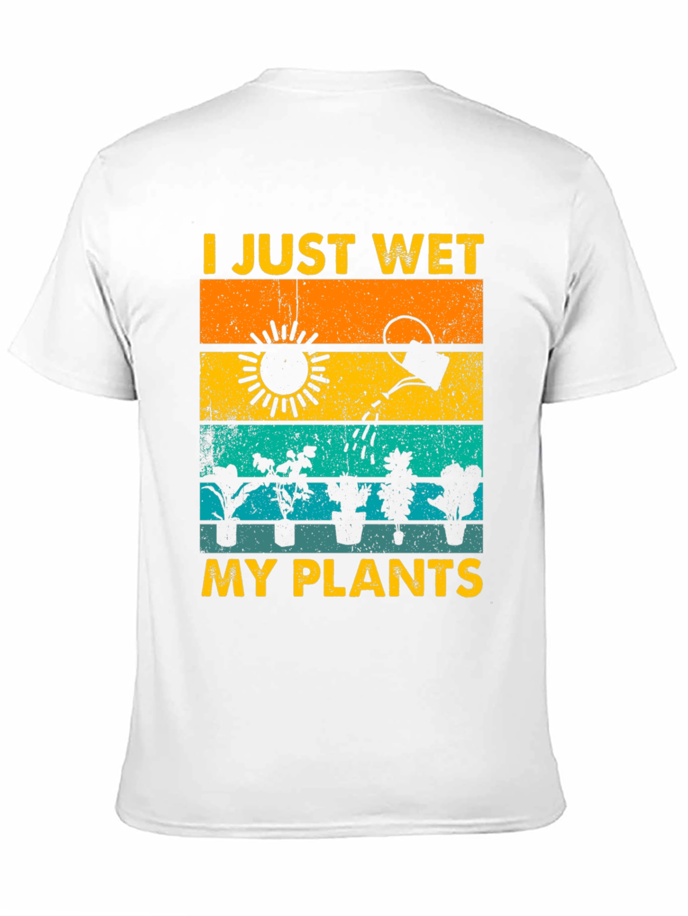 Black I Just Wet My Plants T-Shirt Gardener Gift view 11