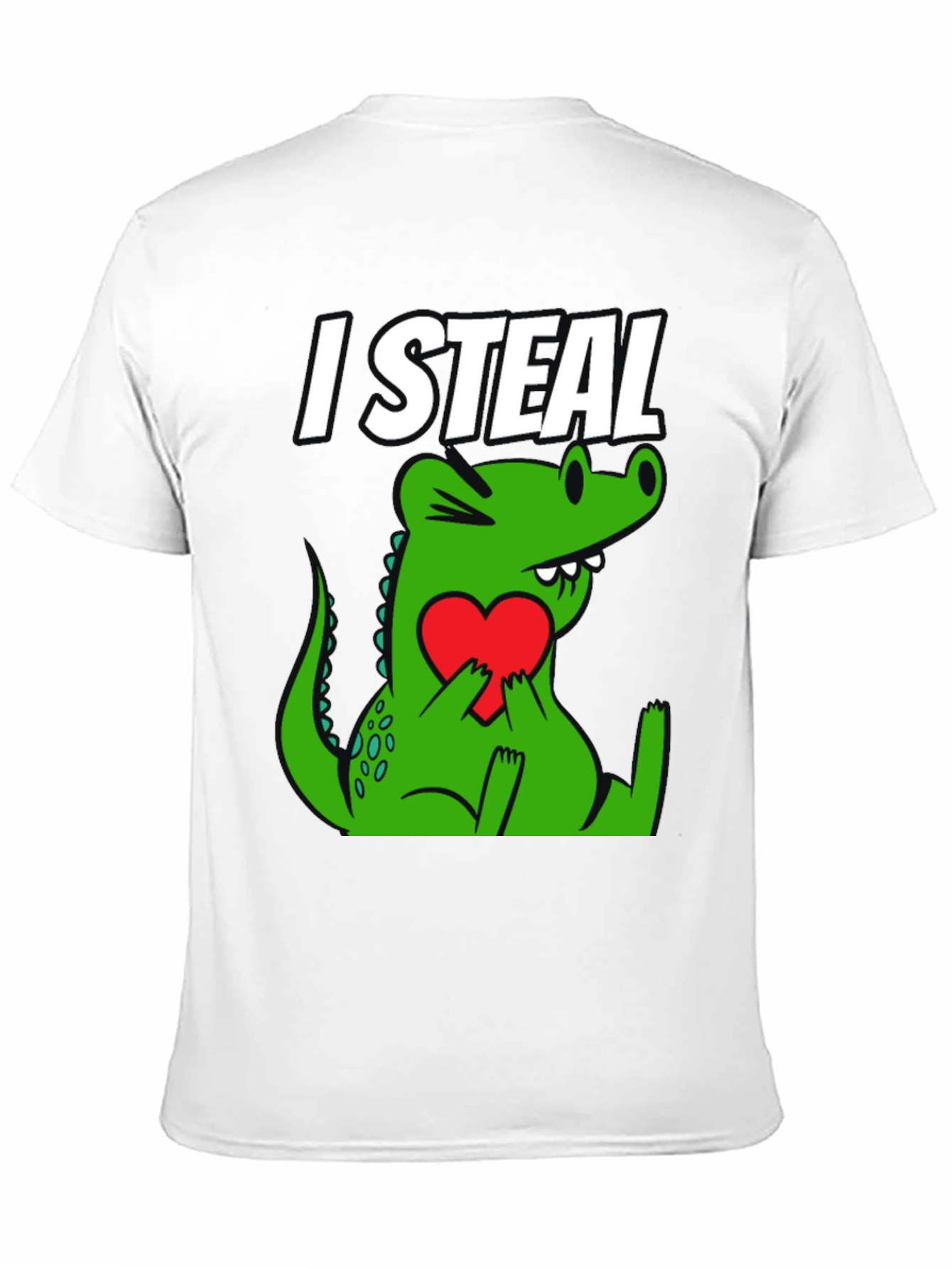 I Steal Hearts Alligator Graphic T-Shirt - 11
