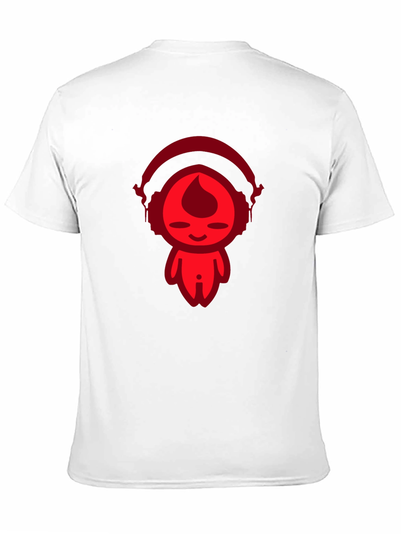 Black Cool Red Graphic Print Black T-Shirt view 11