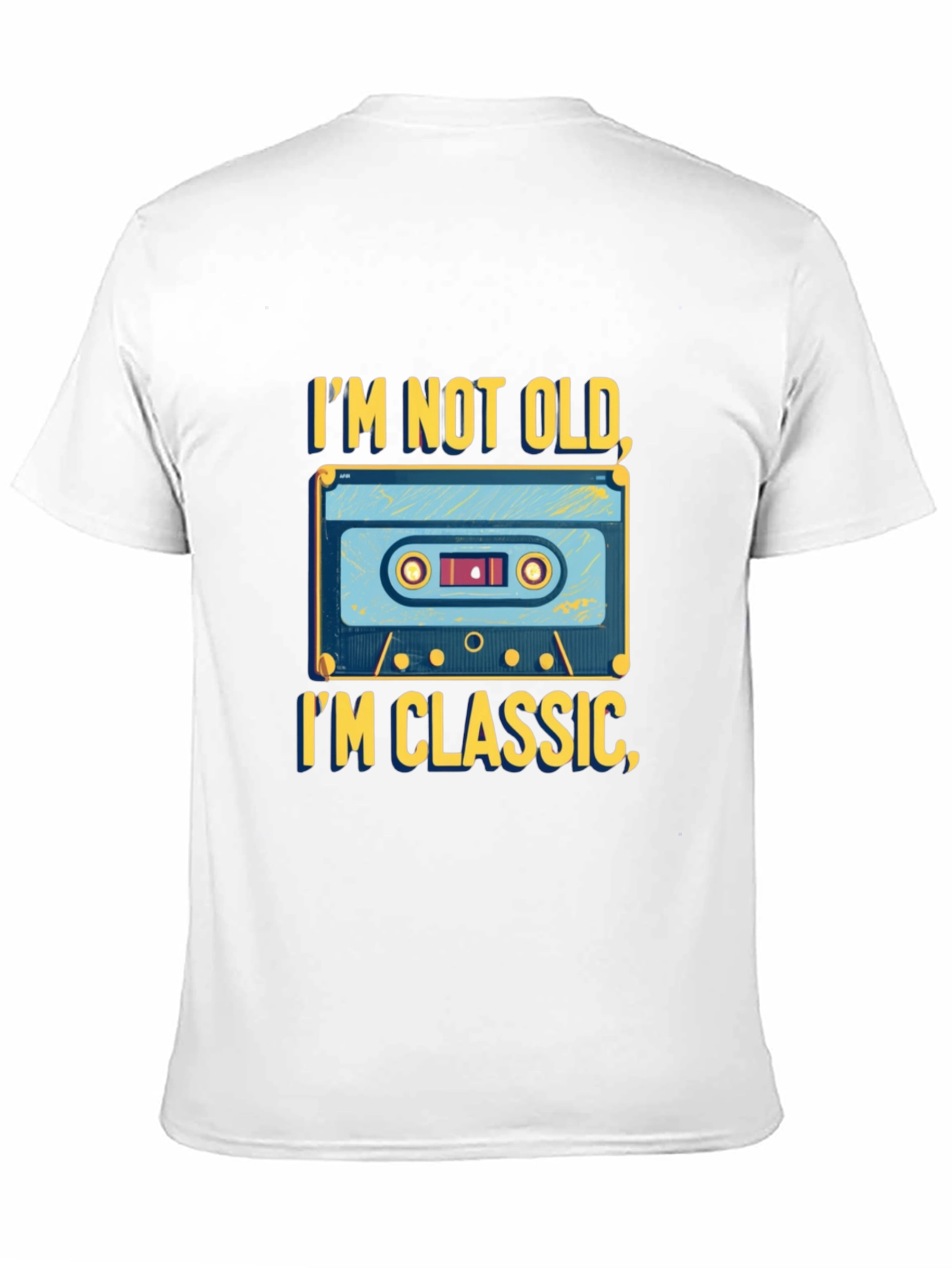 Black Classic Cassette Tape T-Shirt - Retro Style view 11