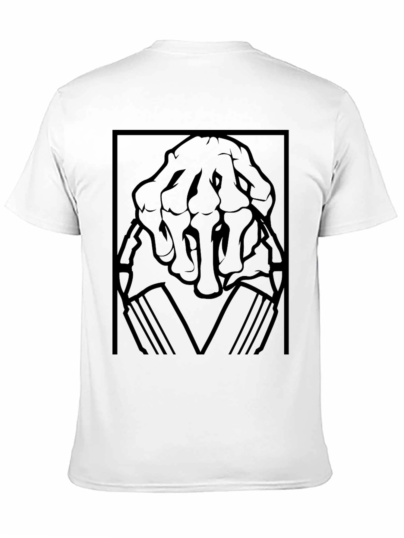 Black Abstract Graphic Print Black T-Shirt view 11