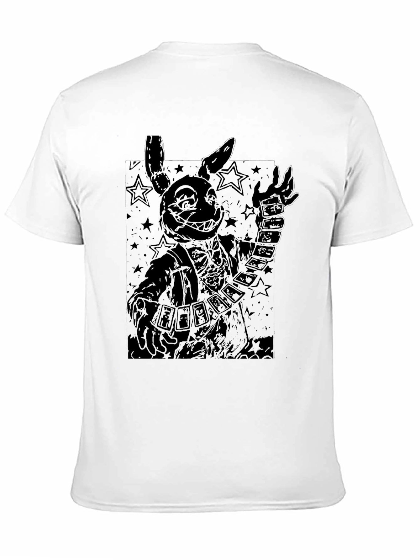 Black Dark Rabbit Graphic Tee - Men's Black T-Shirt view 11