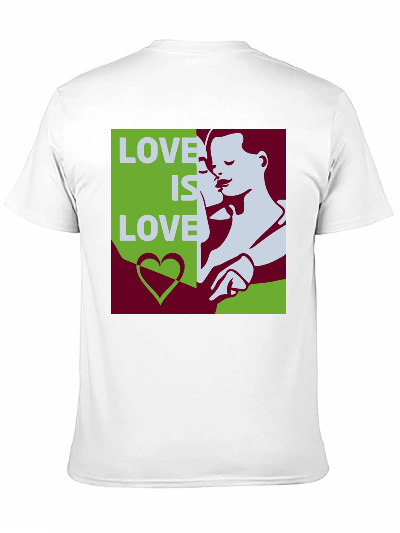 Black Love Is Love Graphic Tee - Black Cotton Blend view 11