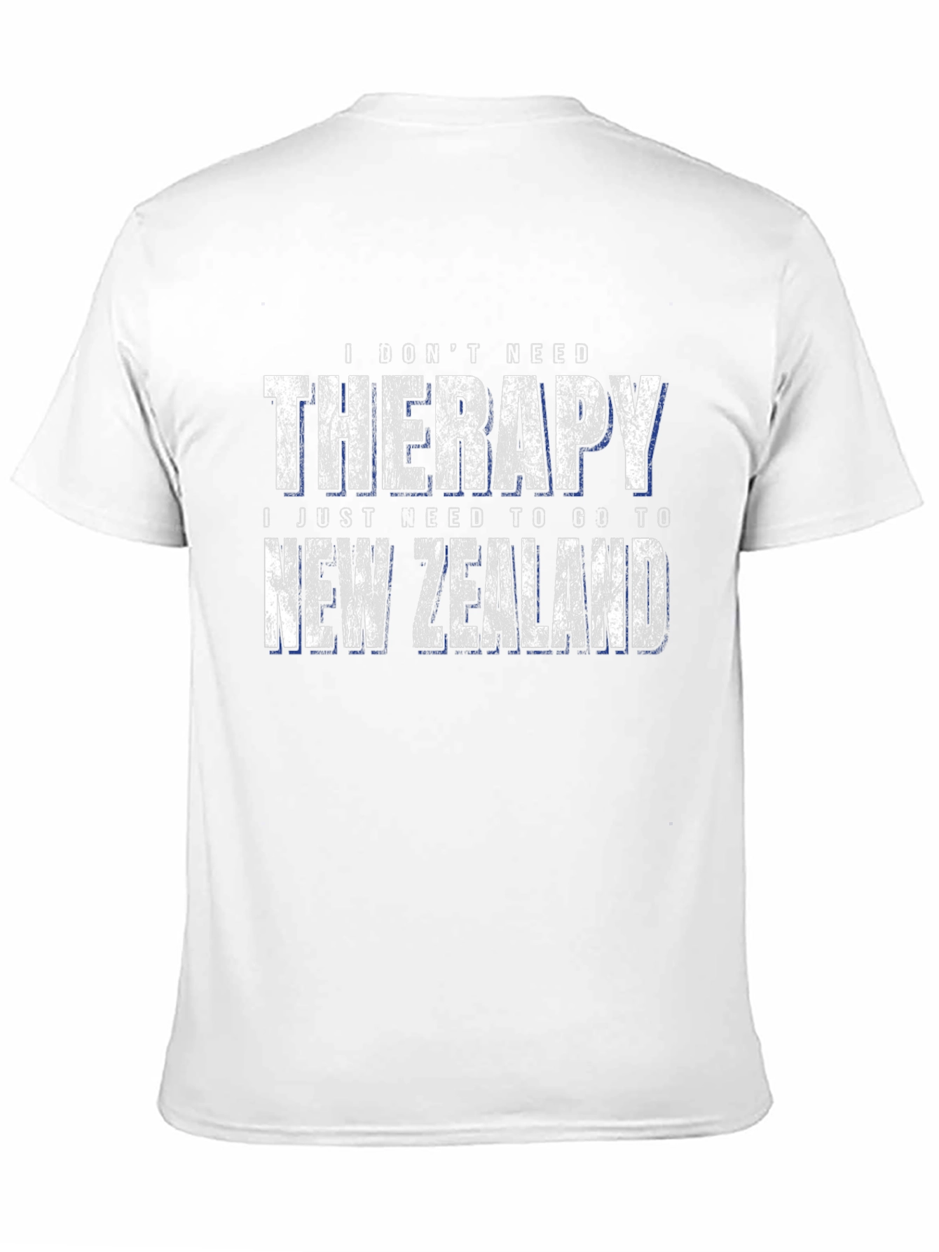 Black Therapy New Zealand Graphic Tee - Funny Travel Shirt view 11