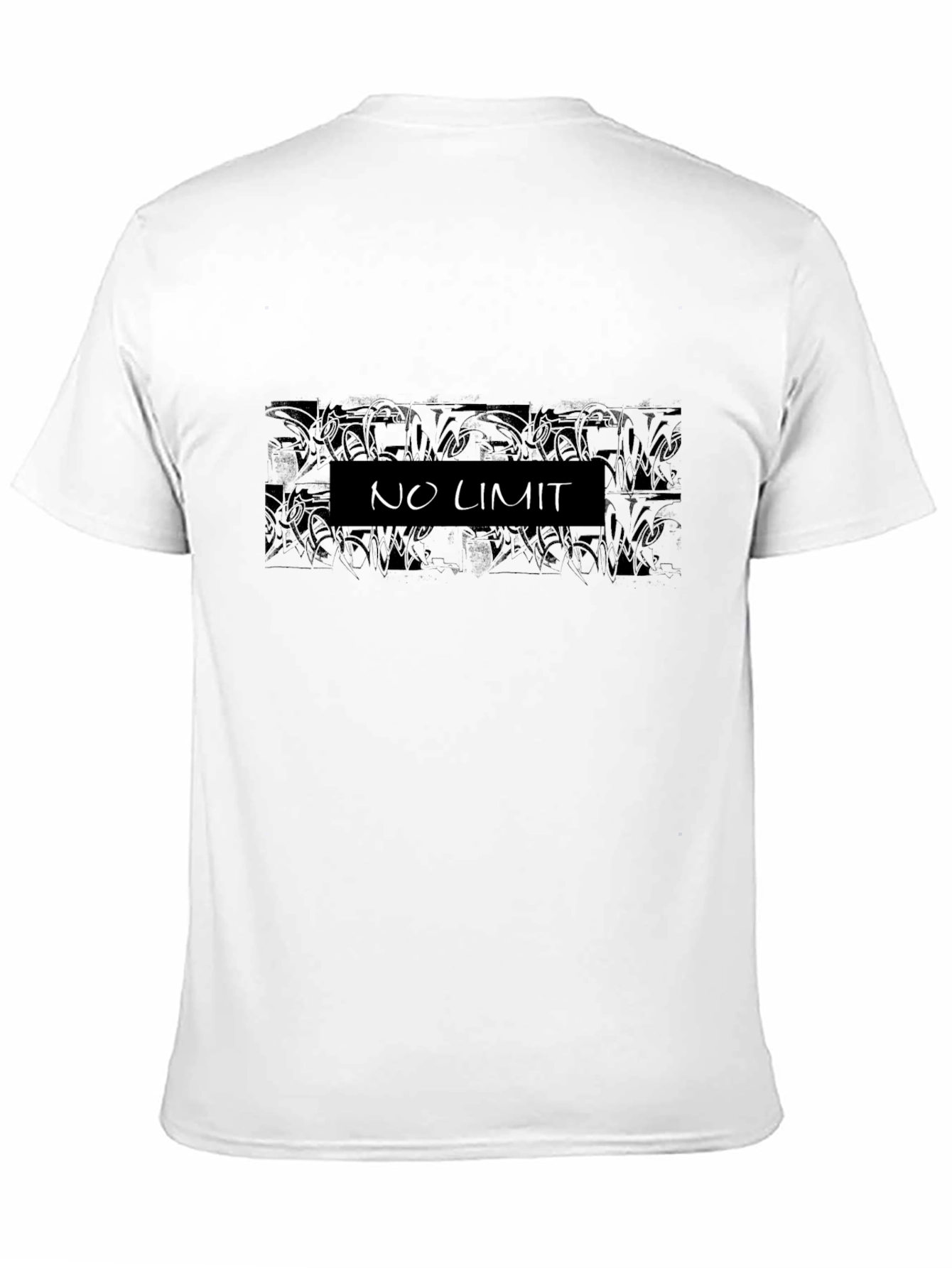 Black No Limit Graphic T-Shirt - Cool Casual Tee view 11