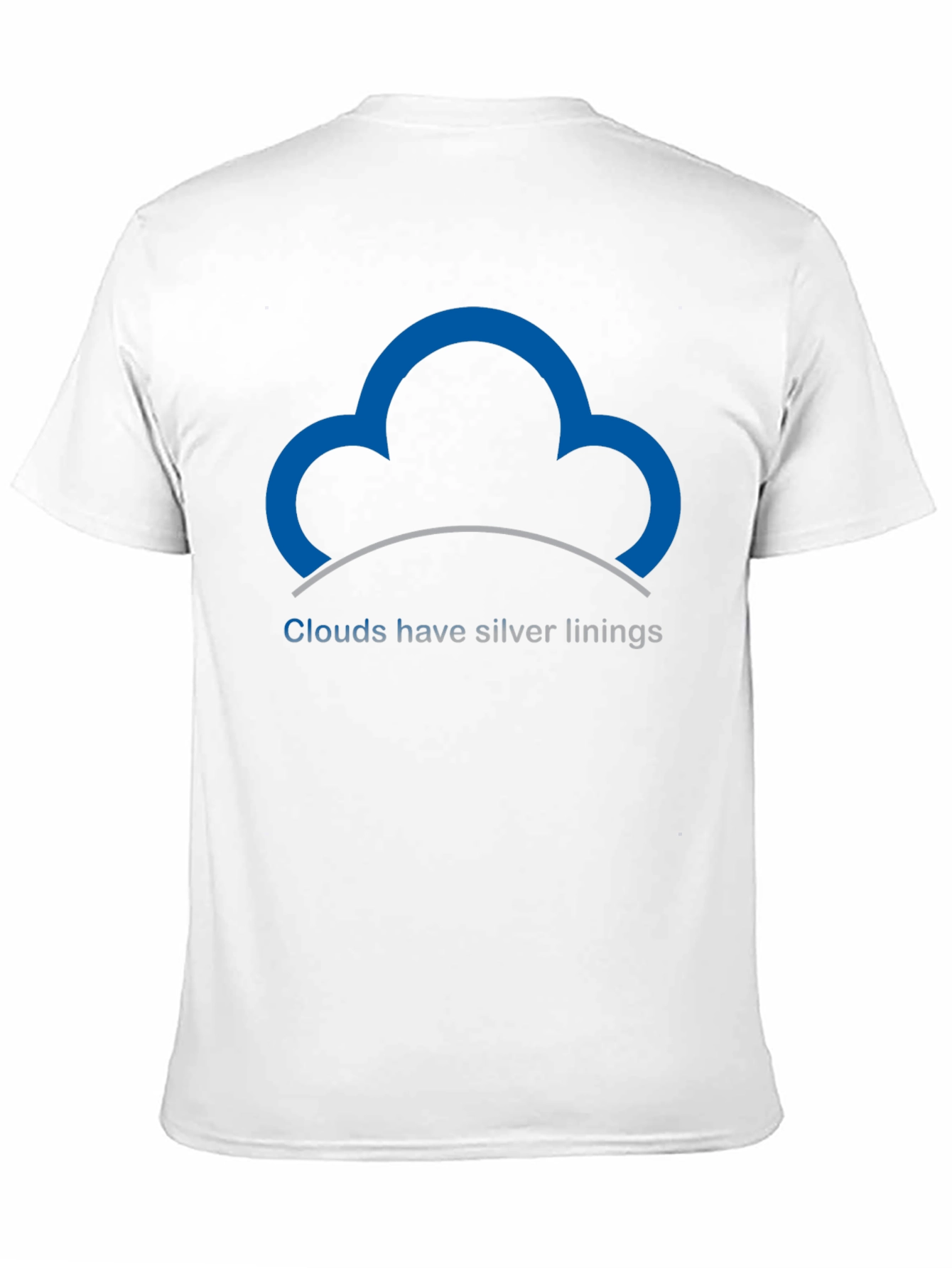 Black Optimistic Cloud T-Shirt - Silver Linings view 11