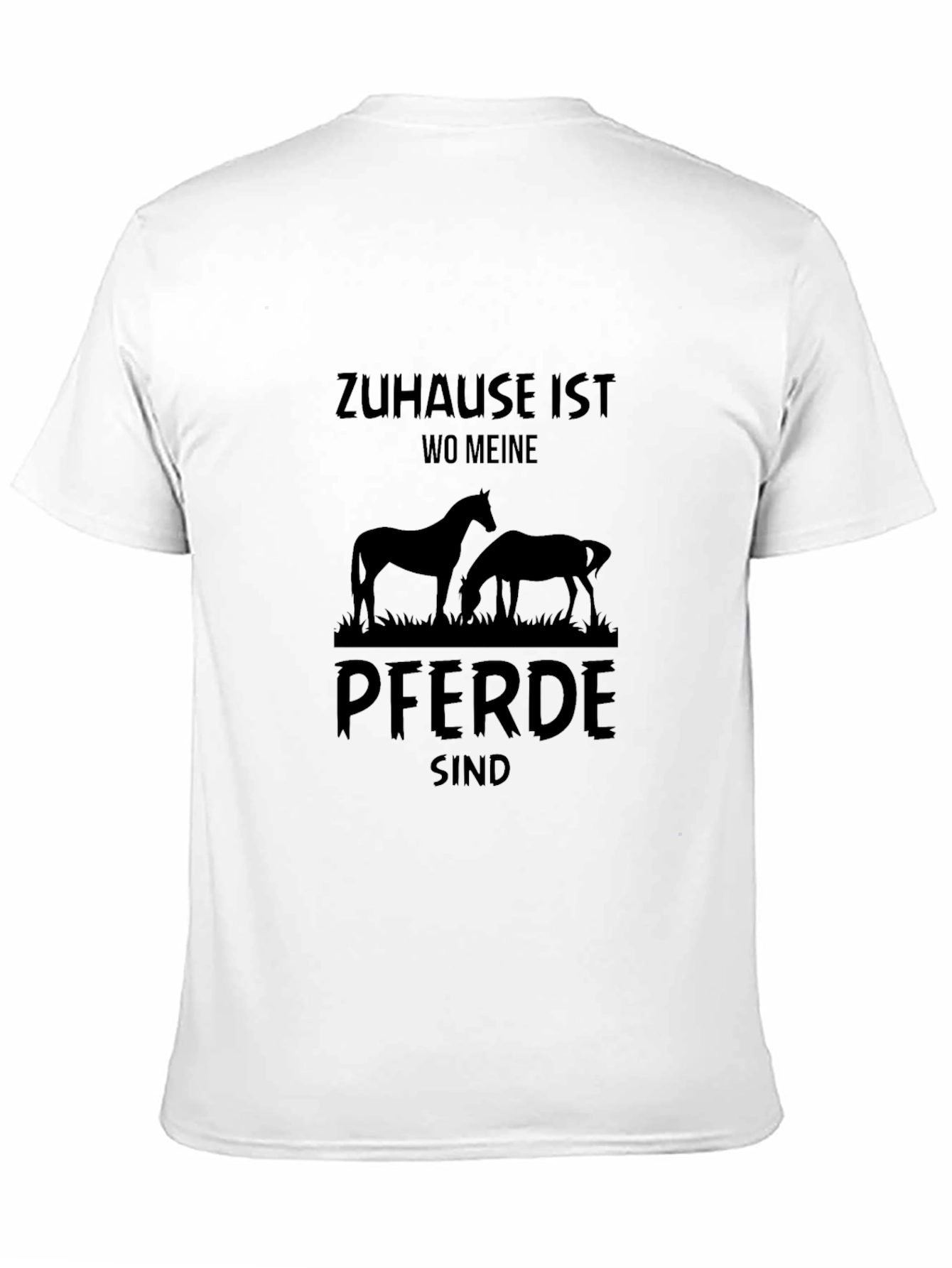 Black Horse Lover T-Shirt - Zuhause Ist Wo Meine Pferde Sind view 11