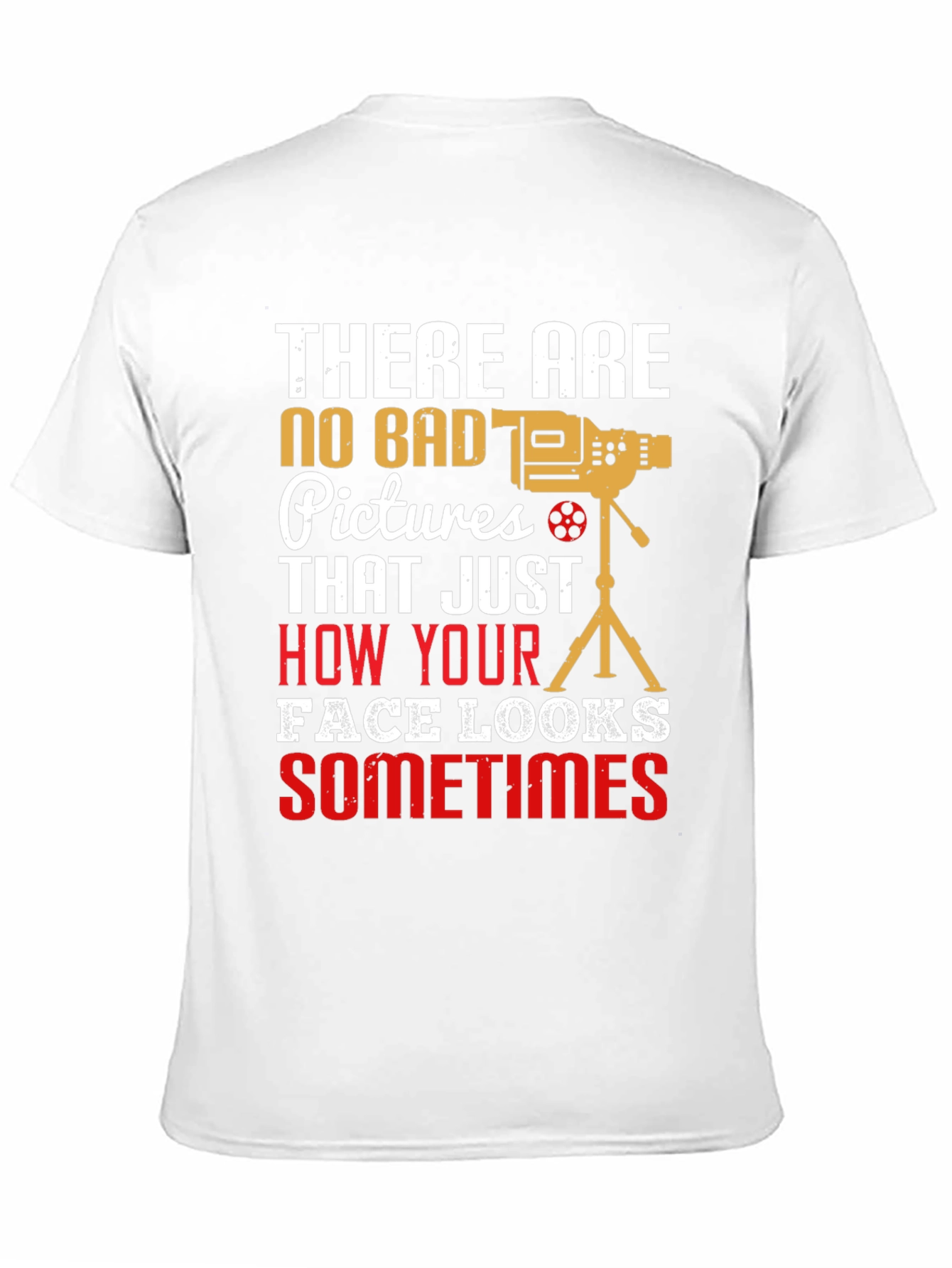 Black Funny Photography T-Shirt: No Bad Pictures view 11