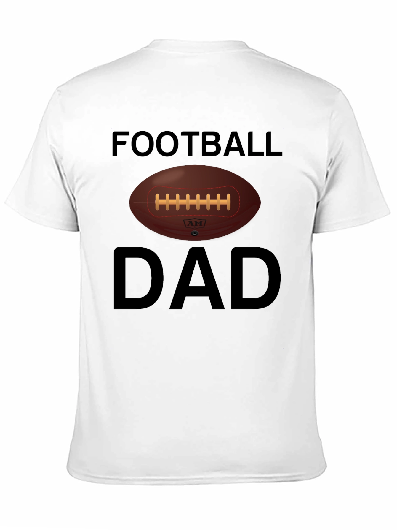 Black Football Dad Graphic T-Shirt view 11