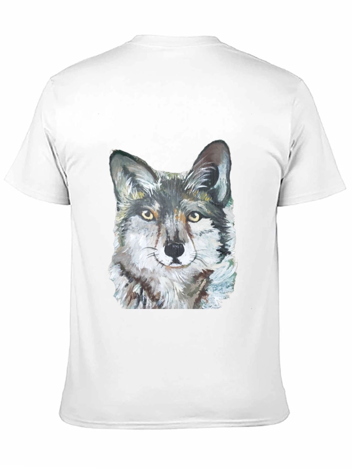 Black Wolf Graphic Tee - Black Cotton Blend view 11