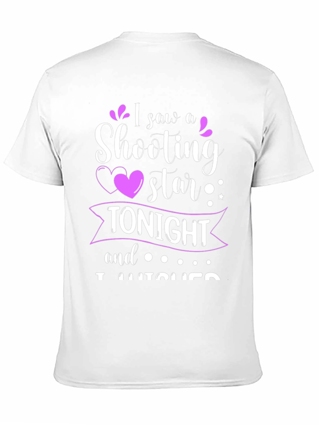 Black Shooting Star Wish T-Shirt - Black view 11