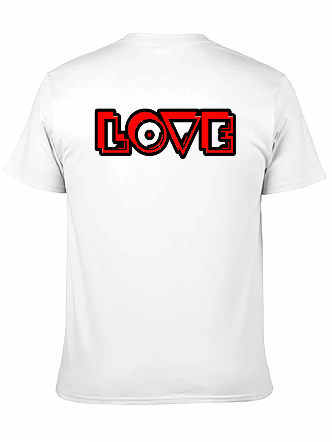Black Love Record Graphic Tee - Black T-Shirt view 11