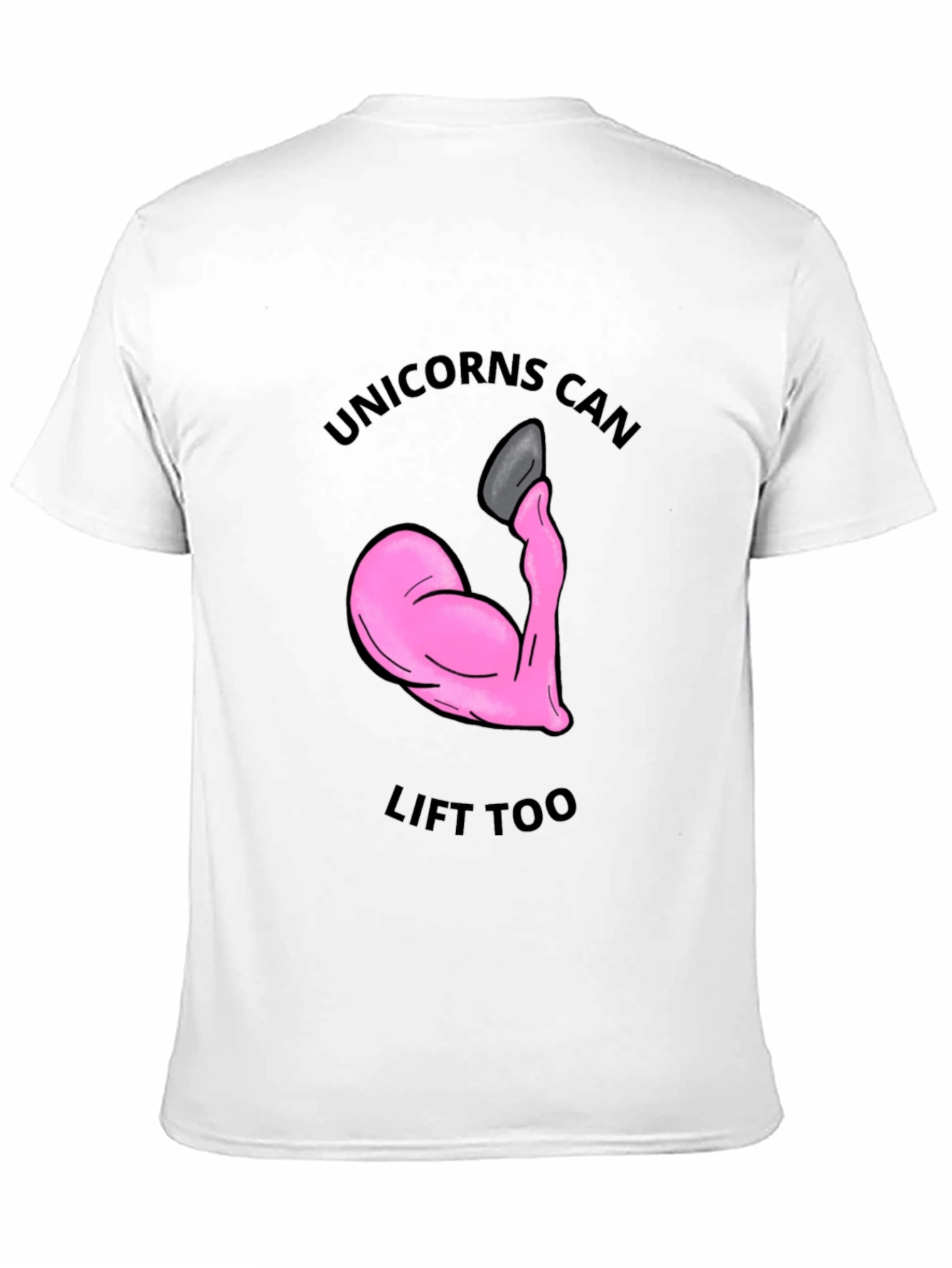 Black Unicorns Can Lift Too T-Shirt - Funny Workout Gym Tee view 11