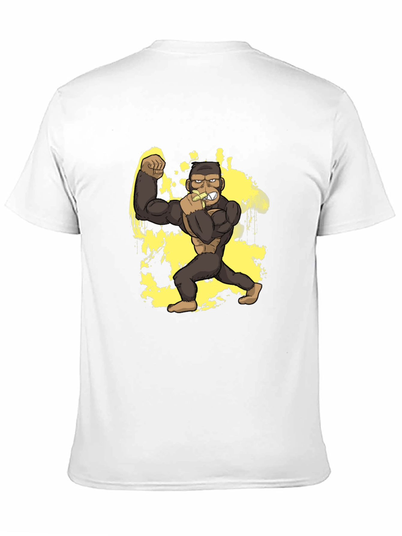 Black Gorilla Banana T-Shirt - Black Graphic Tee view 11