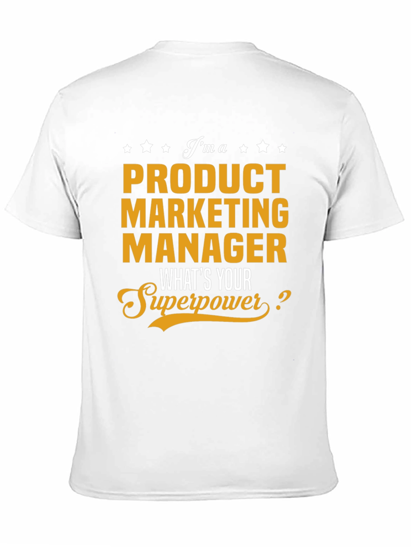 Black Product Marketing Manager Superpower T-Shirt view 11