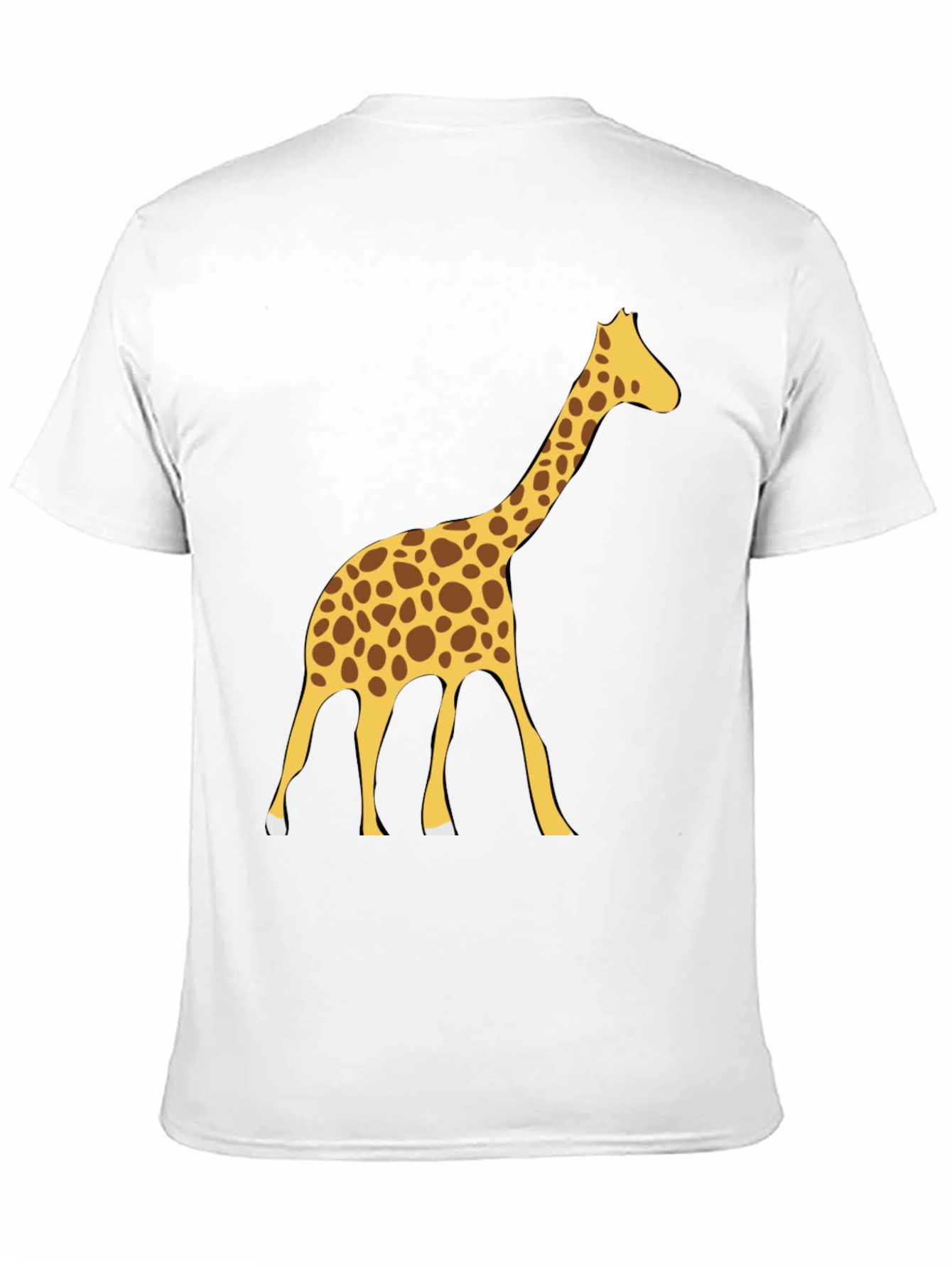 Black Giraffe Graphic Tee - Black Cotton Blend view 11