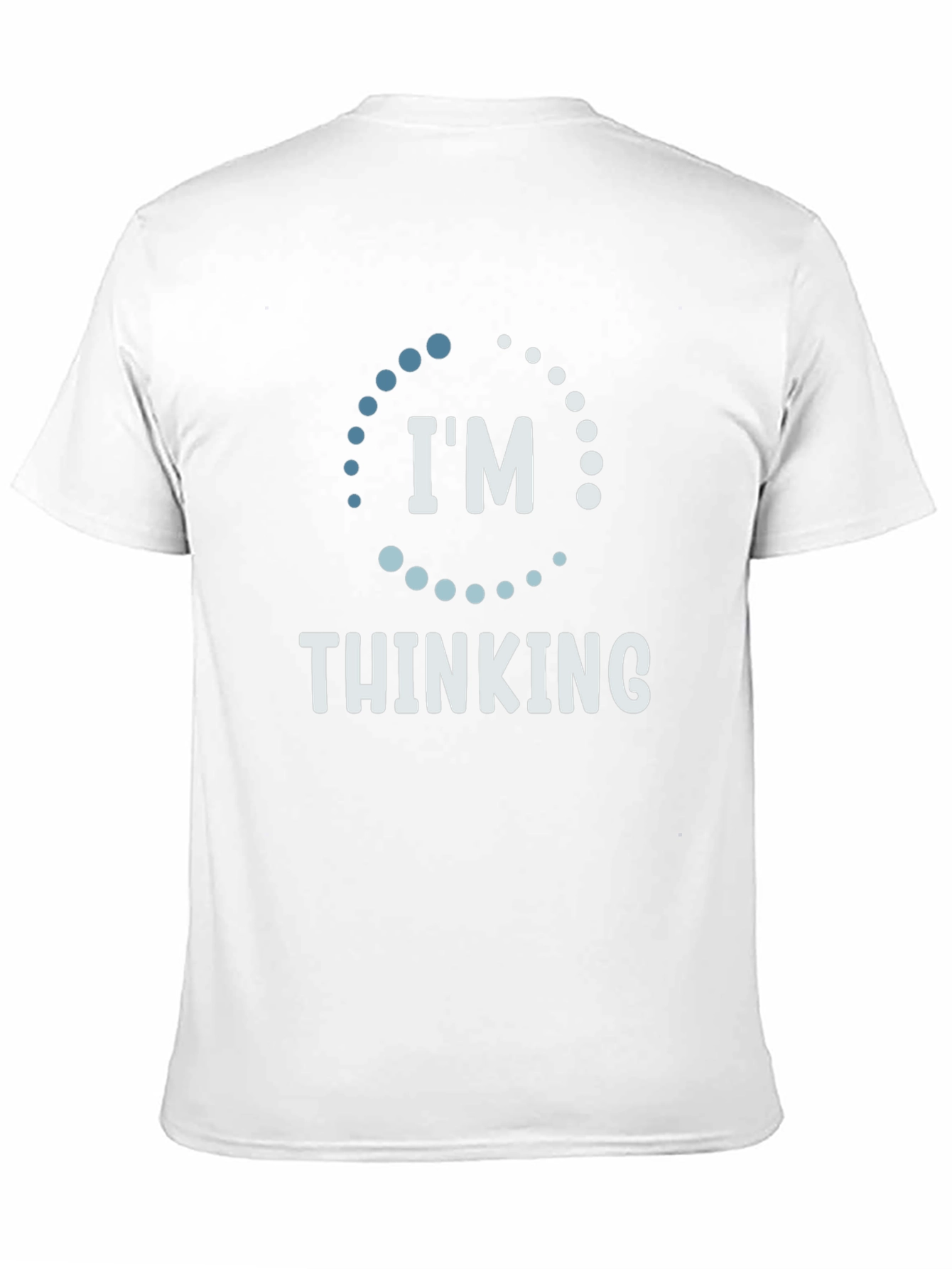 Black I'm Thinking Funny Graphic T-Shirt - Soft Cotton Tee view 11
