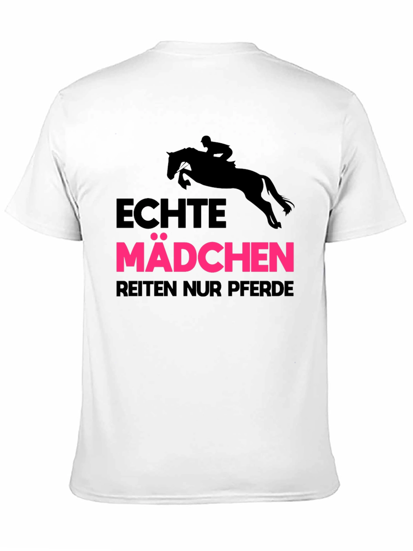 Black Echte Madchen Reiten Nur Pferde Black T-Shirt view 11