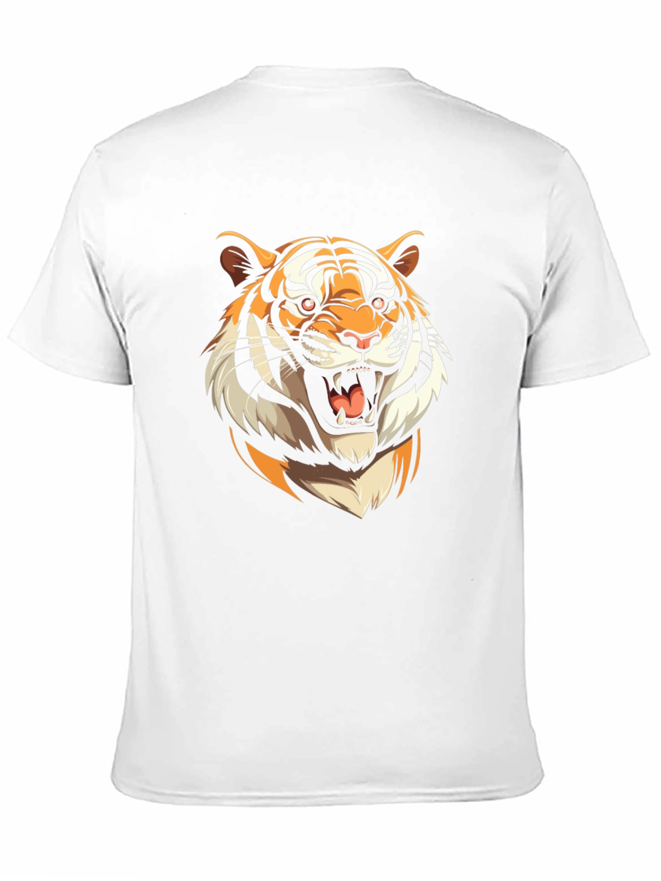 Black Tiger Graphic Tee - Bold Animal Print T-Shirt view 11