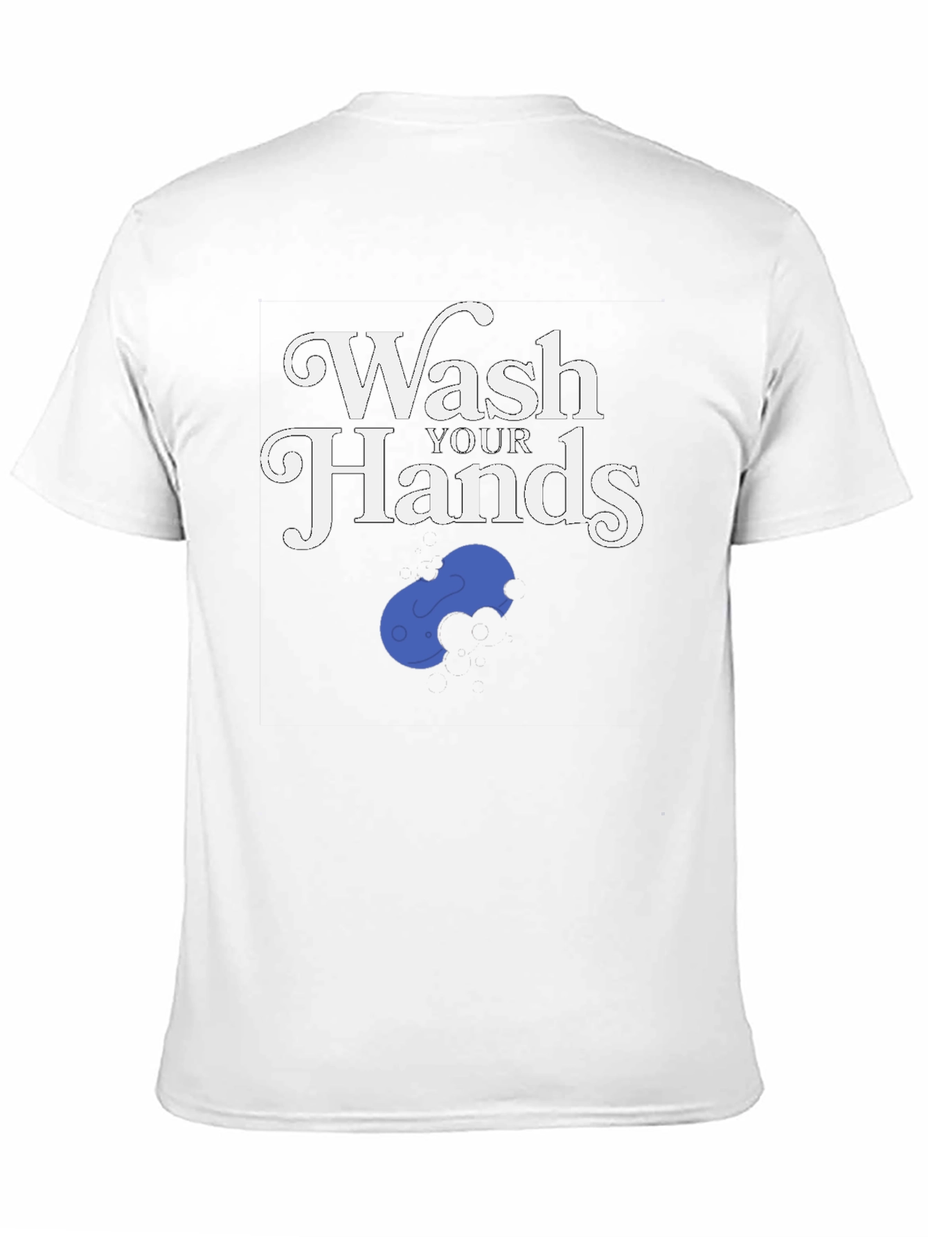 Black Wash Your Hands Funny T-Shirt view 11