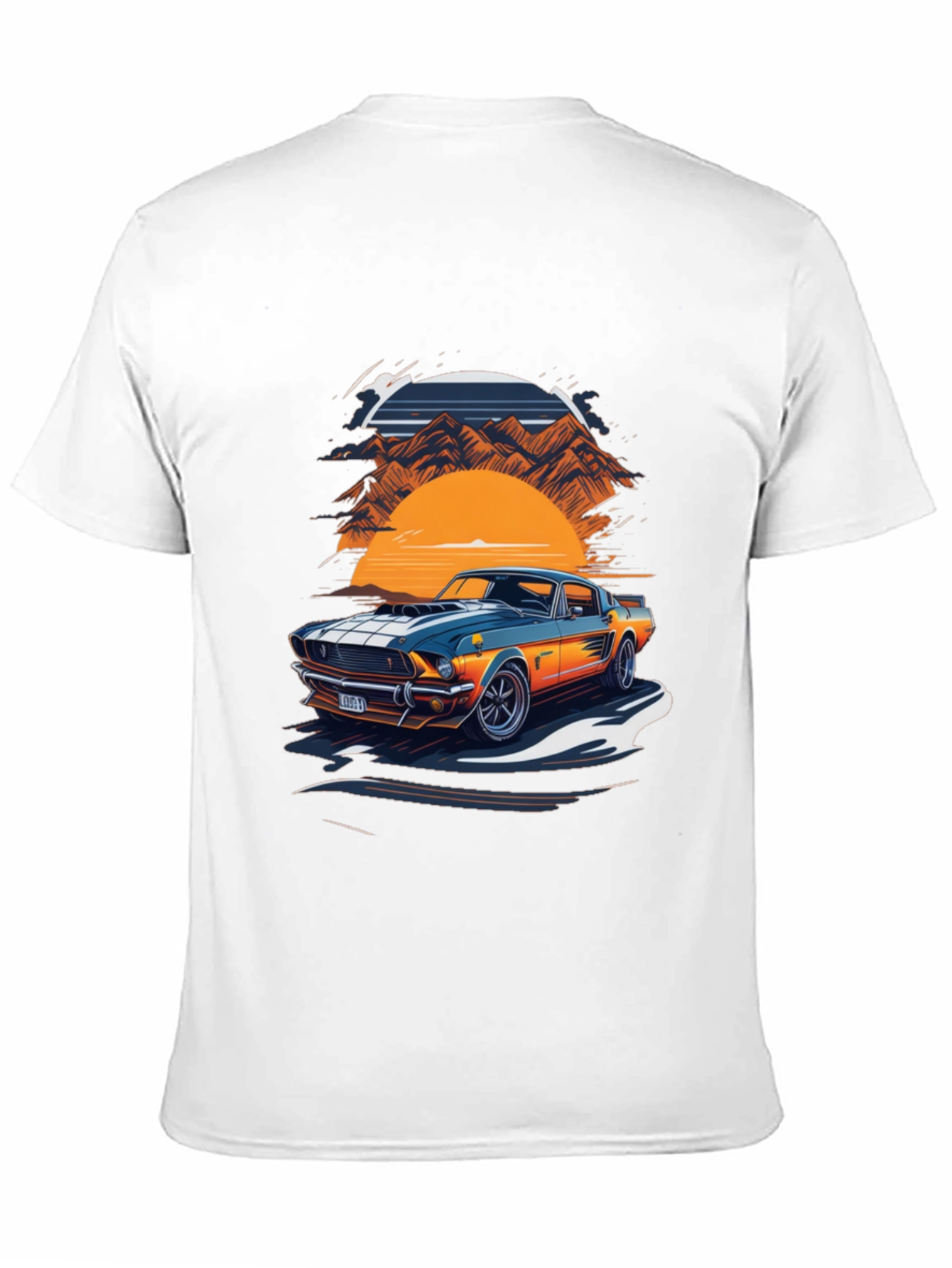 Retro Car Graphic Tee - Classic Style - 11