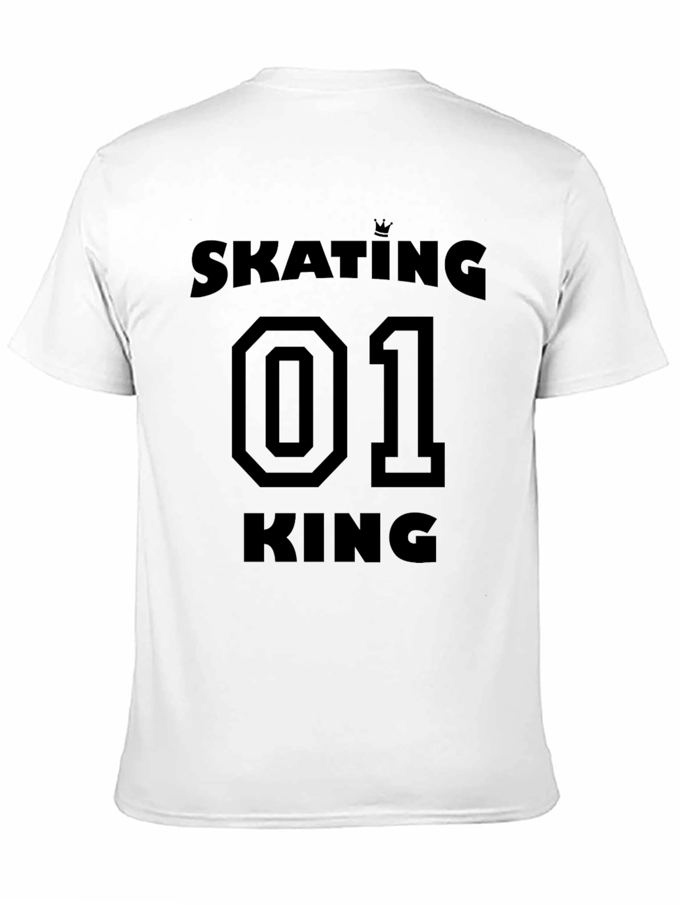 Black Skating 01 King T-Shirt - Stylish Black Graphic Tee view 11