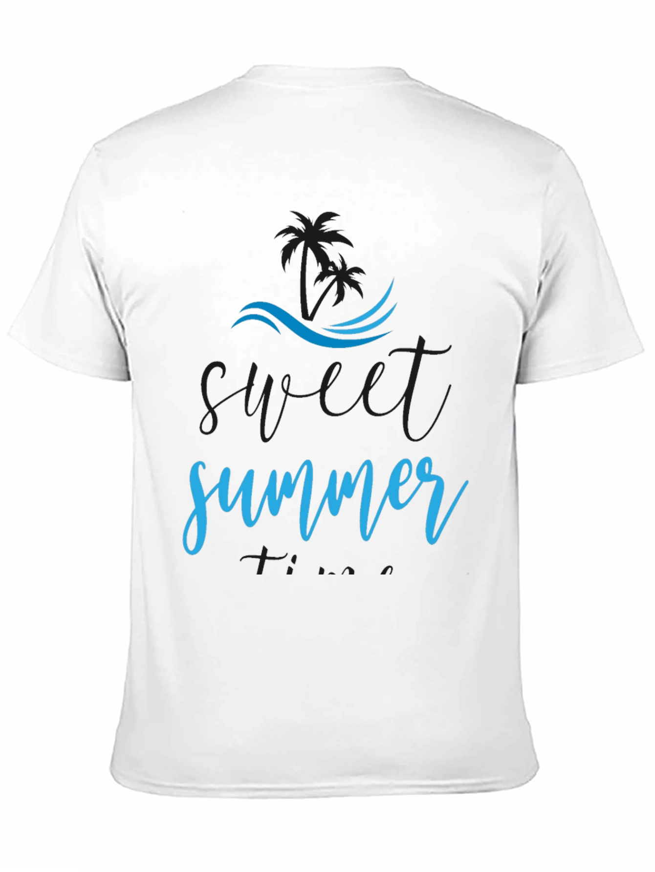 Black Sweet Summer T-Shirt - Beach Vibes view 11