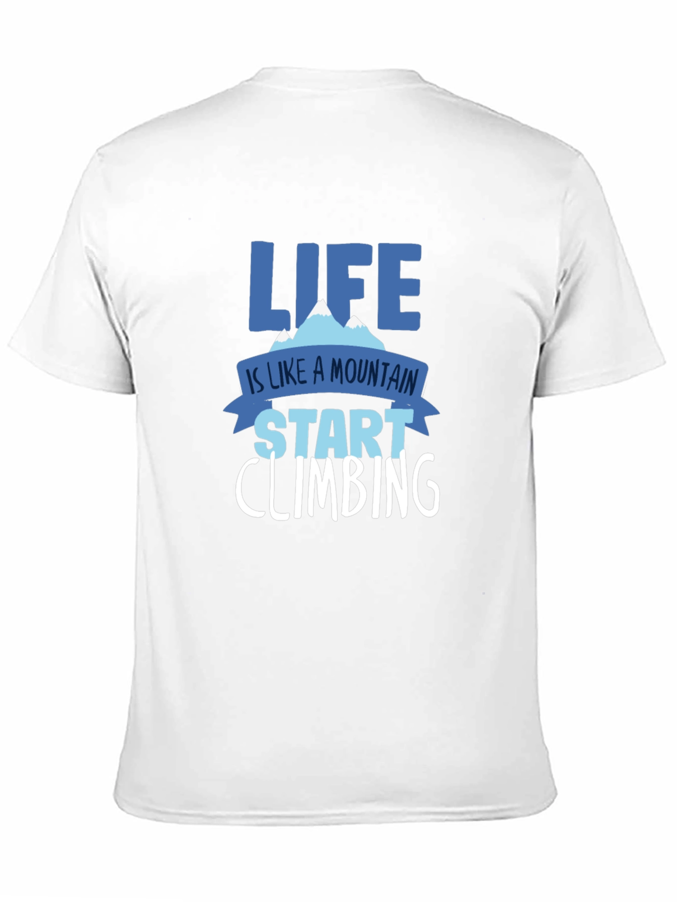 Black Life is a Mountain Climbing T-Shirt view 11