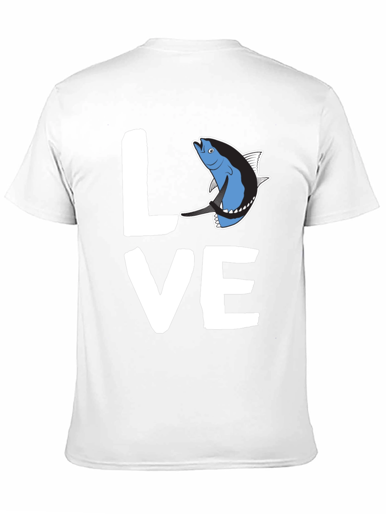 Black Love Tuna T-Shirt - Black Graphic Tee view 11