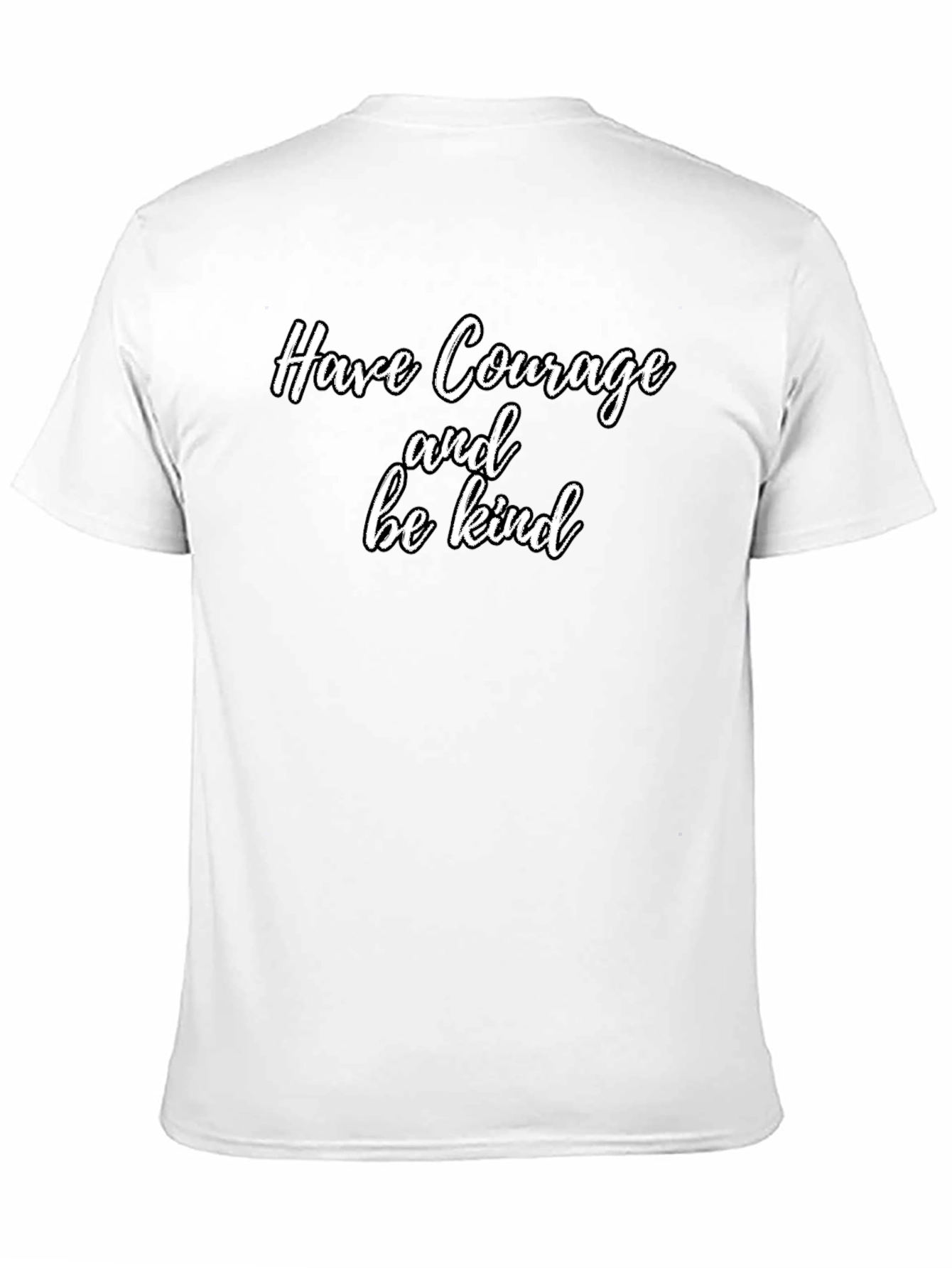 Black Courage and Kindness Graphic Tee - Black view 11