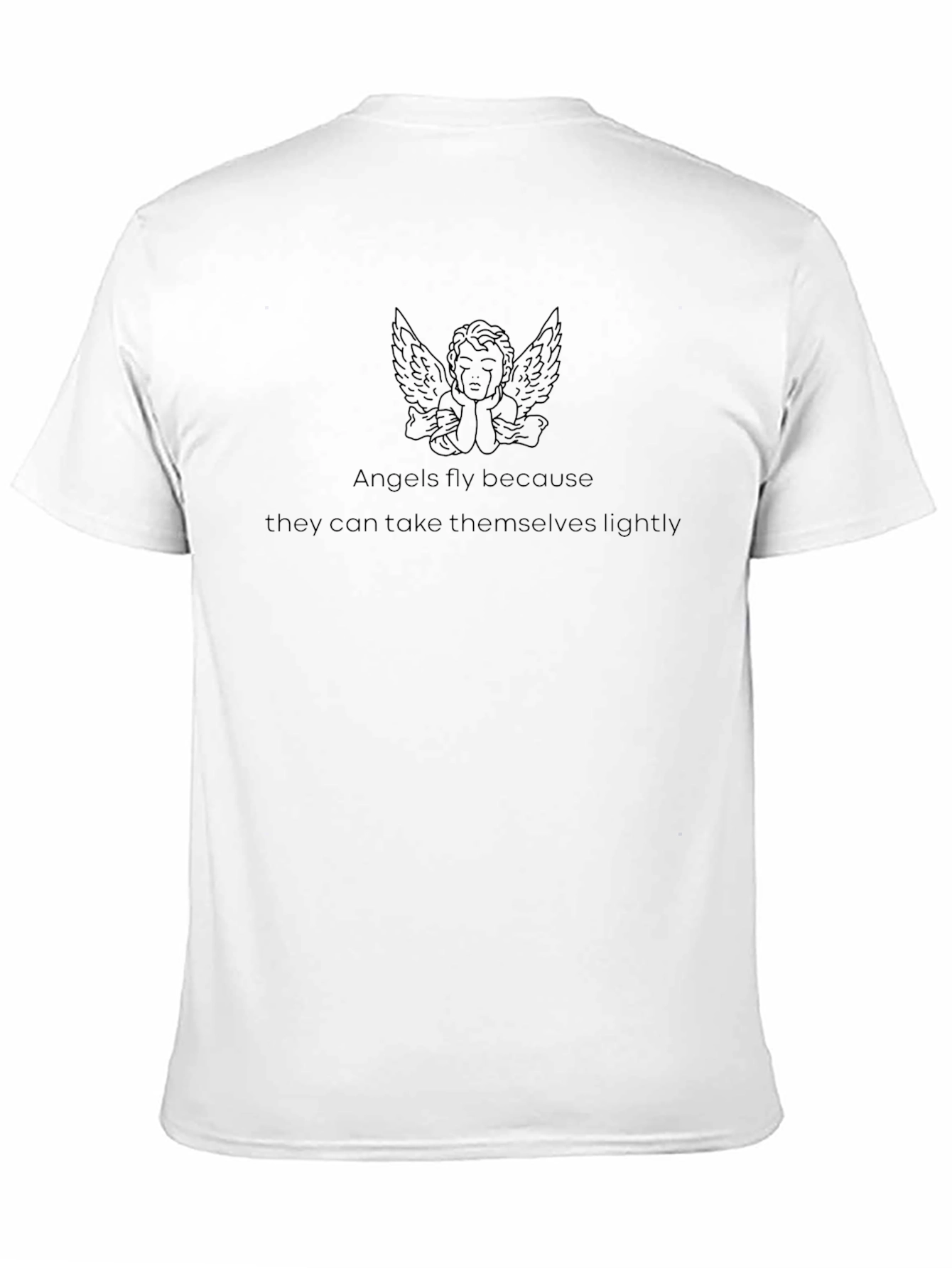 Black Angels Fly Black T-Shirt view 11