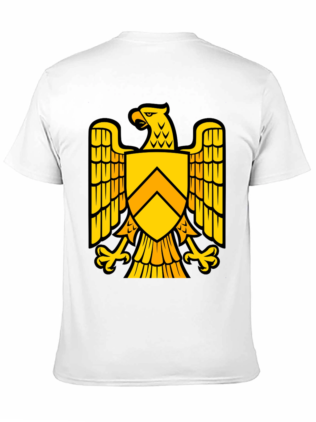 Black Eagle Shield Graphic T-Shirt - Bold Statement Tee view 11
