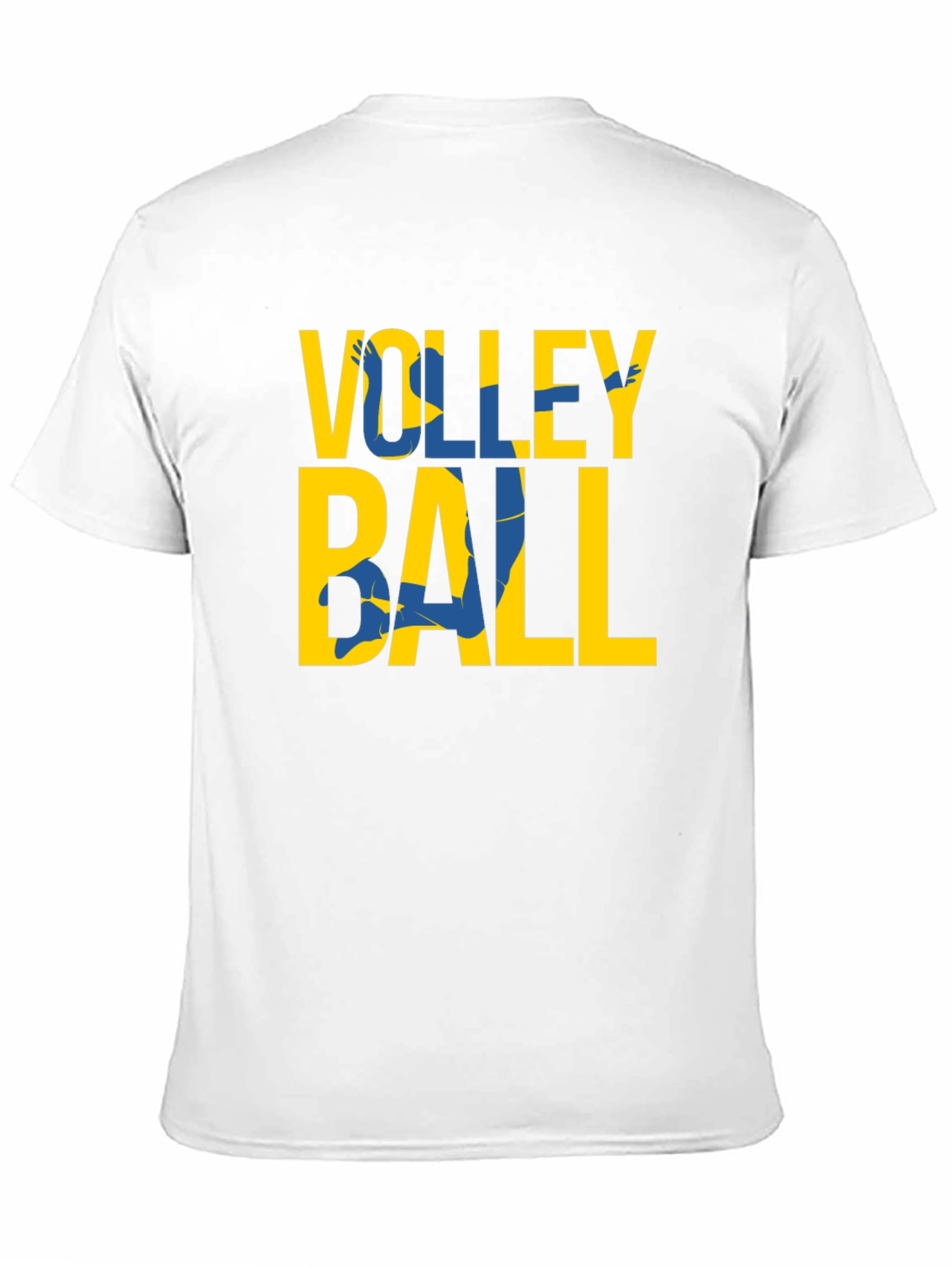 Black Volleyball Graphic Tee - Sporty Casual T-Shirt view 11