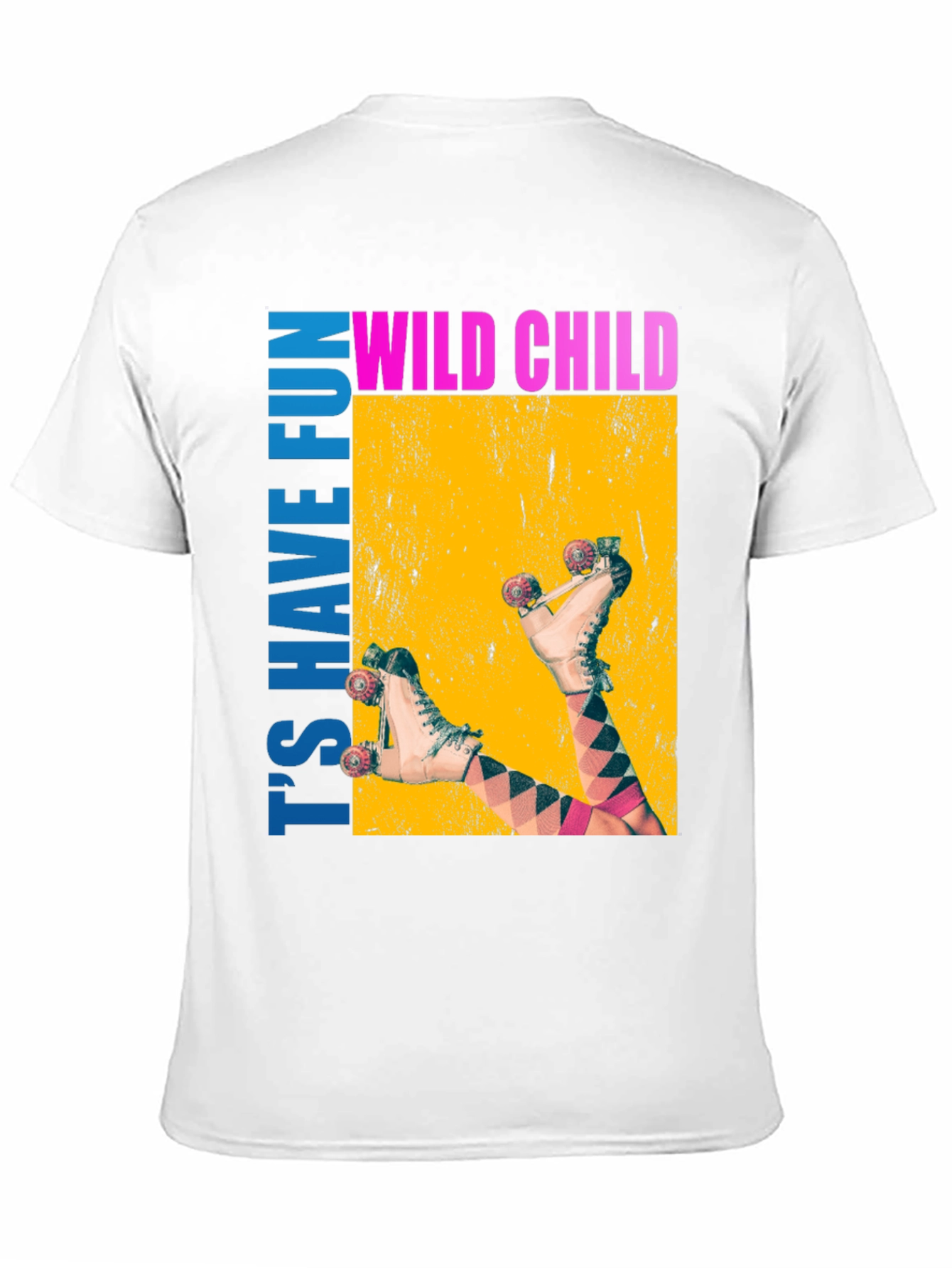 Black Wild Child Roller Skate Graphic Tee view 11