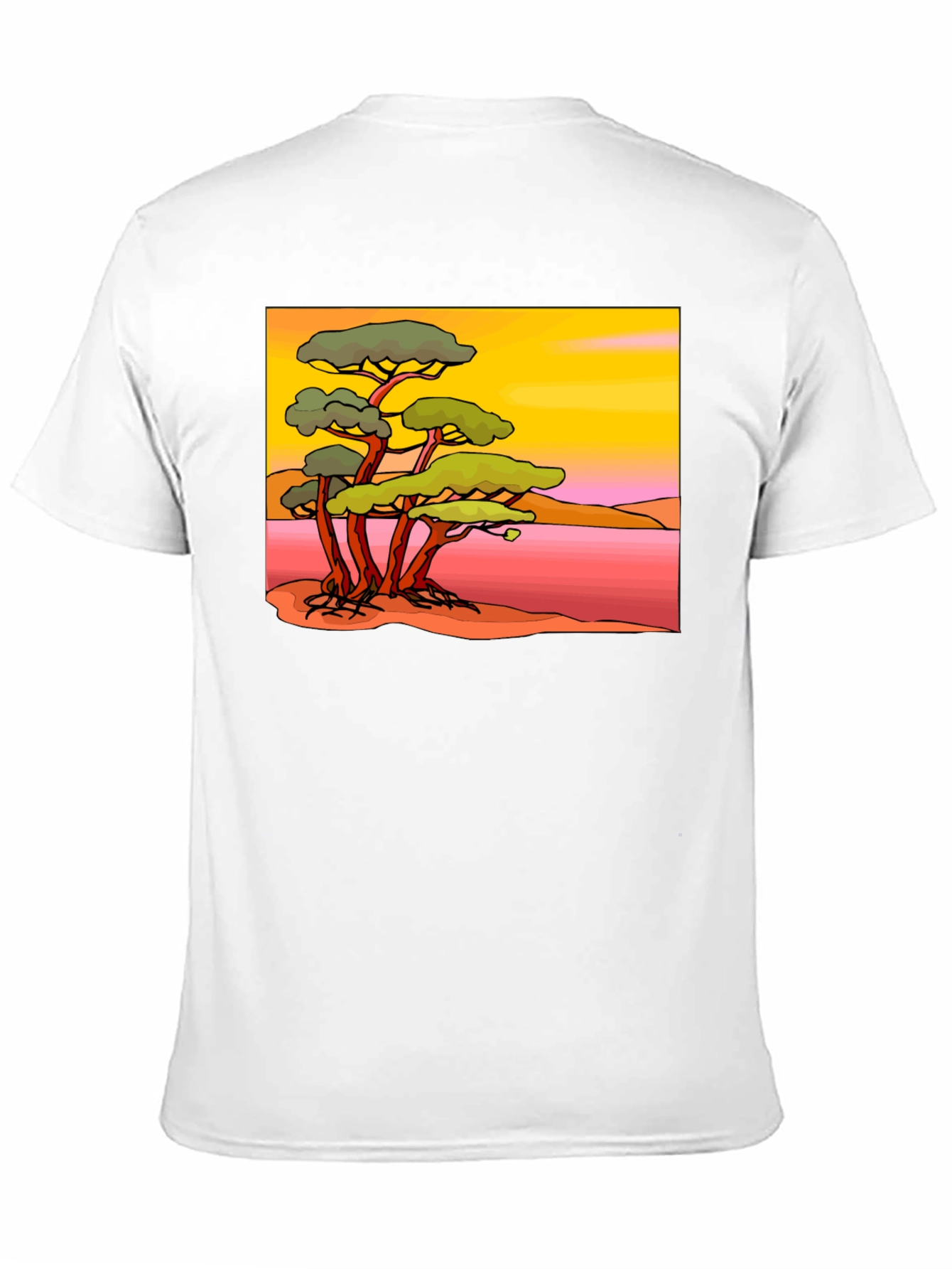 Black African Savanna Graphic Tee view 11