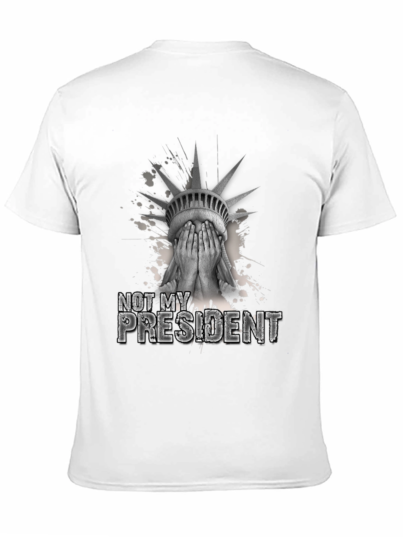 Black Not My President Graphic T-Shirt view 11