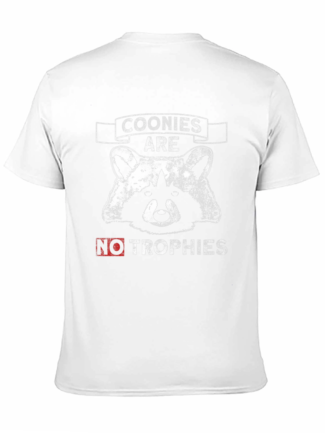 Black Coonies Are Not Trophies Graphic T-Shirt view 11